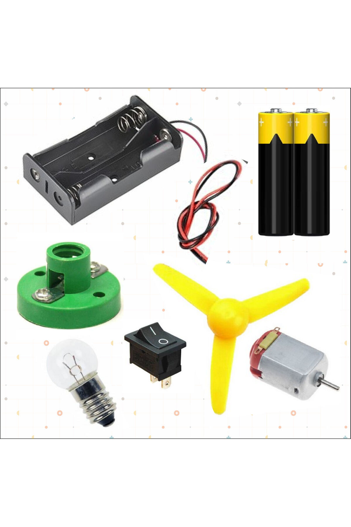 URETMAKER Breaboard Temel Elektrik ve Elektronik Eğitim Set (Lamba