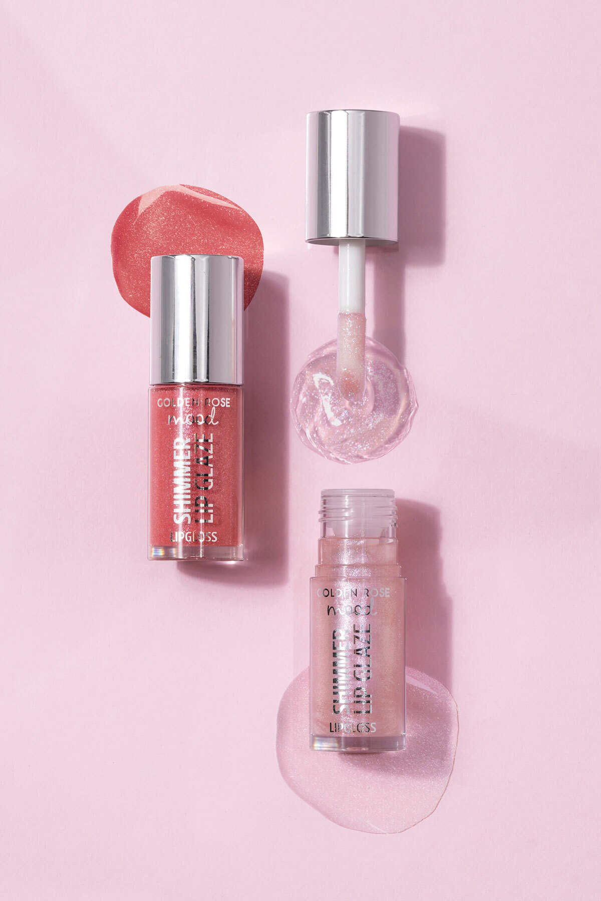 Mood Shimmer Lip Glaze Lipgloss - 253 Sunset Glaze - Nude Dudak Parlatıcısı — صورتی SHM_1 — تصویر 4 از 4