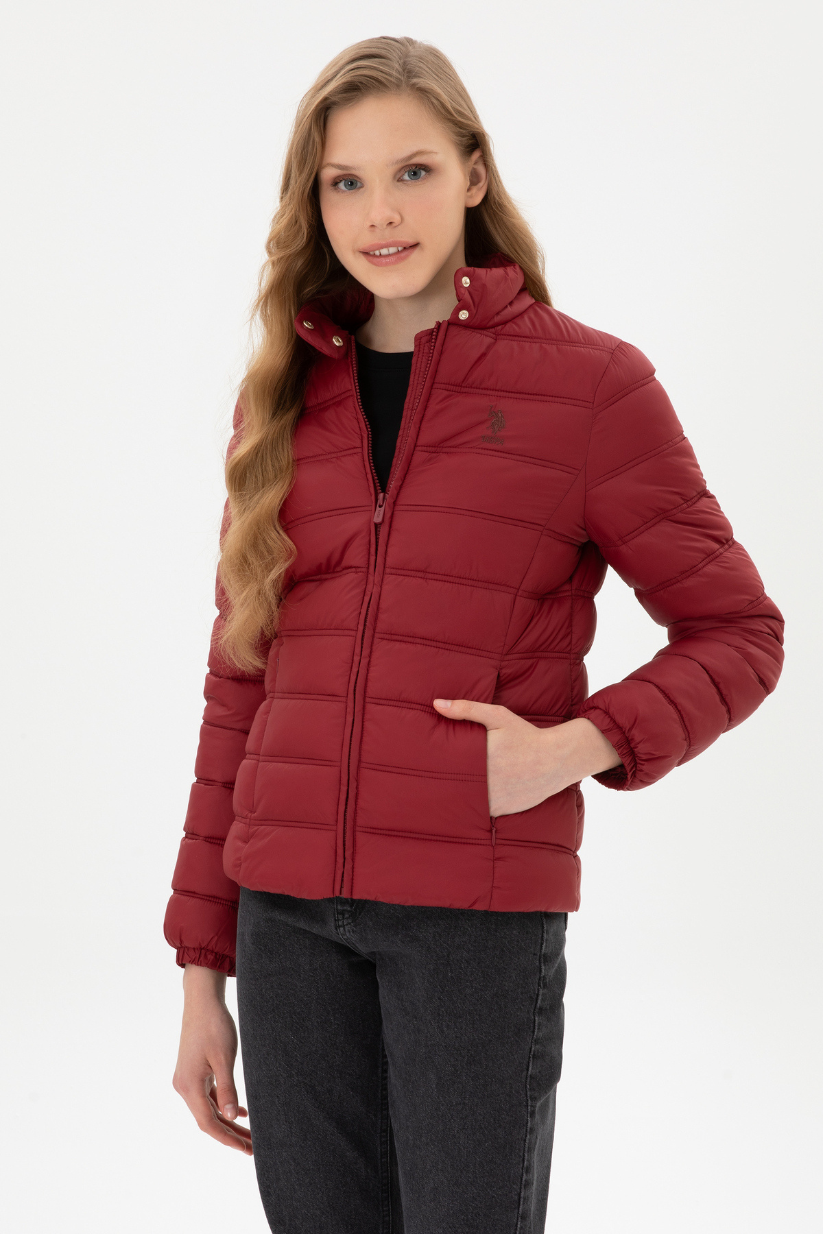 U.S. Polo Assn. Kadın Bordo Mont 50312005-VR014