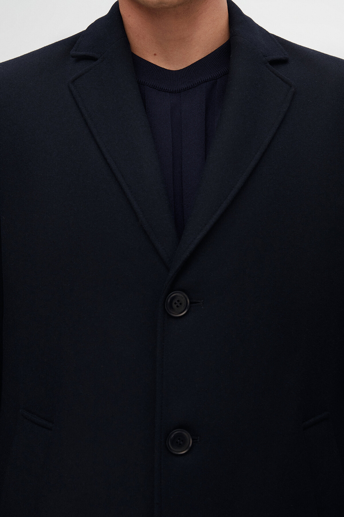 Slim Fit Lacivert Palto — سرمه‌ای 5TF08MR17853M — تصویر 2 از 7