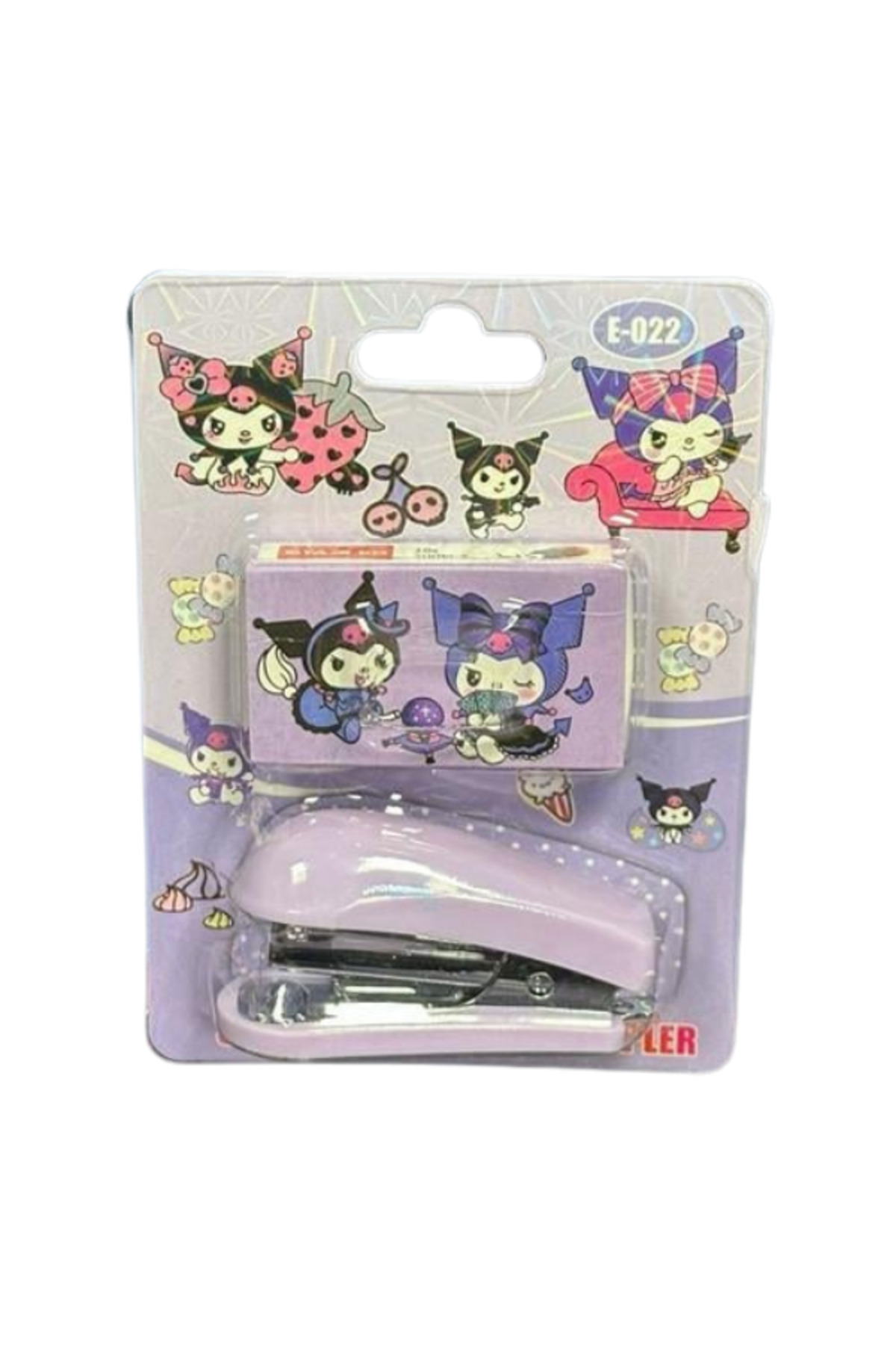 Dörtel Tedarik Sanrio Kuromi Mini Zımba Seti 2'li Mor - Fiyatı