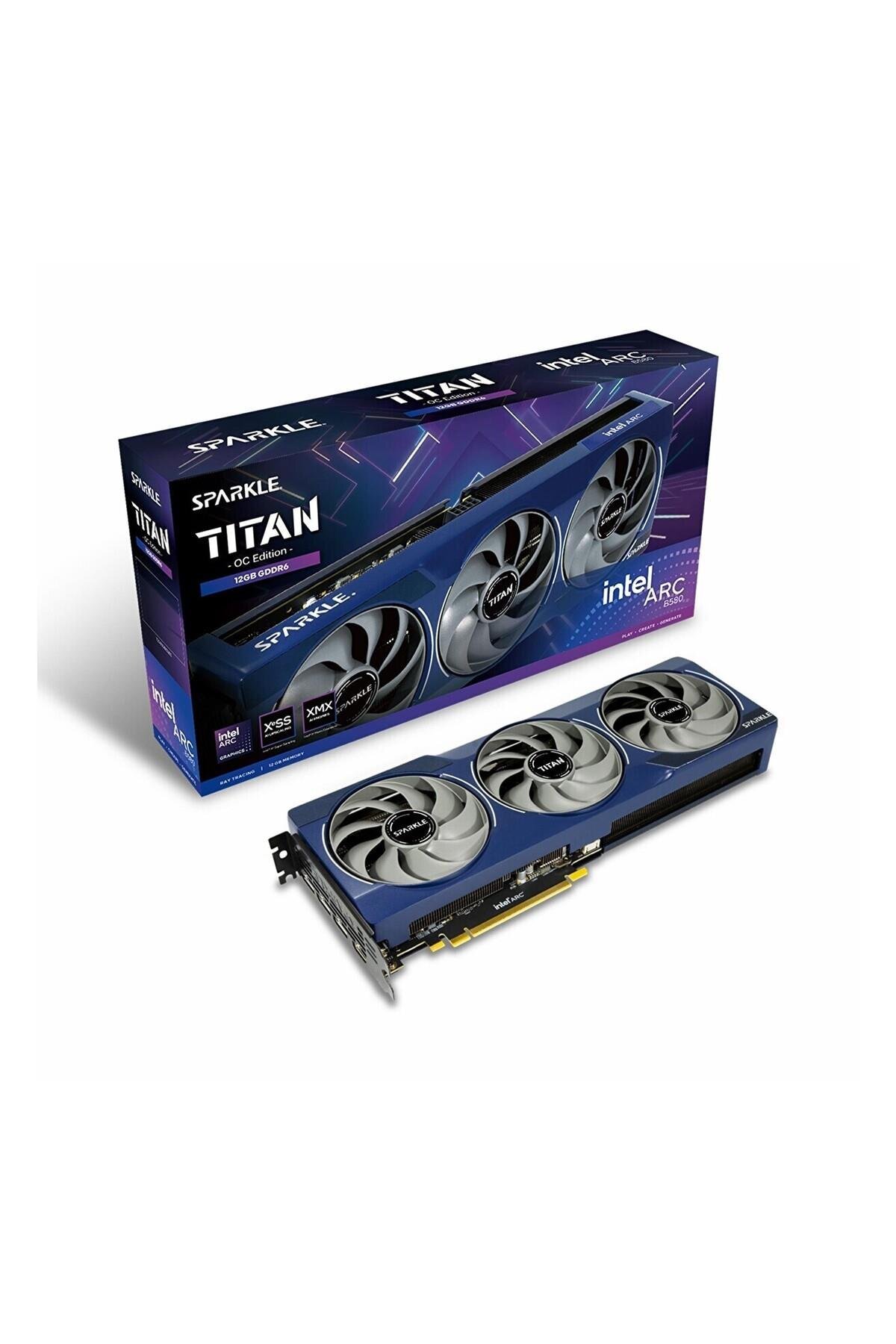 Genel Markalar Sapphire Ntel Arc B580 Tıtan Oc 12GB Ekran Kartı