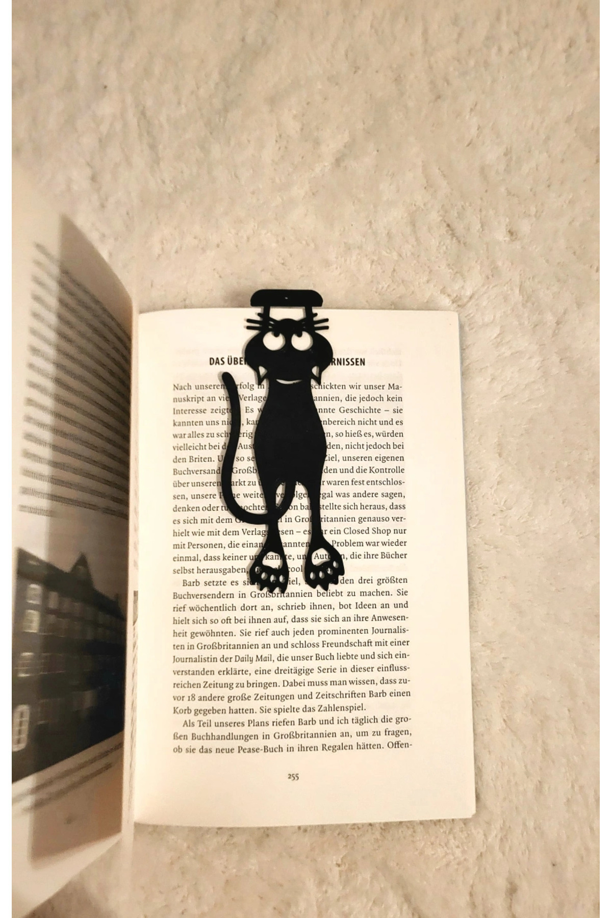 tredora Dekoratif Kedi Şekilli Kitap Ayracı