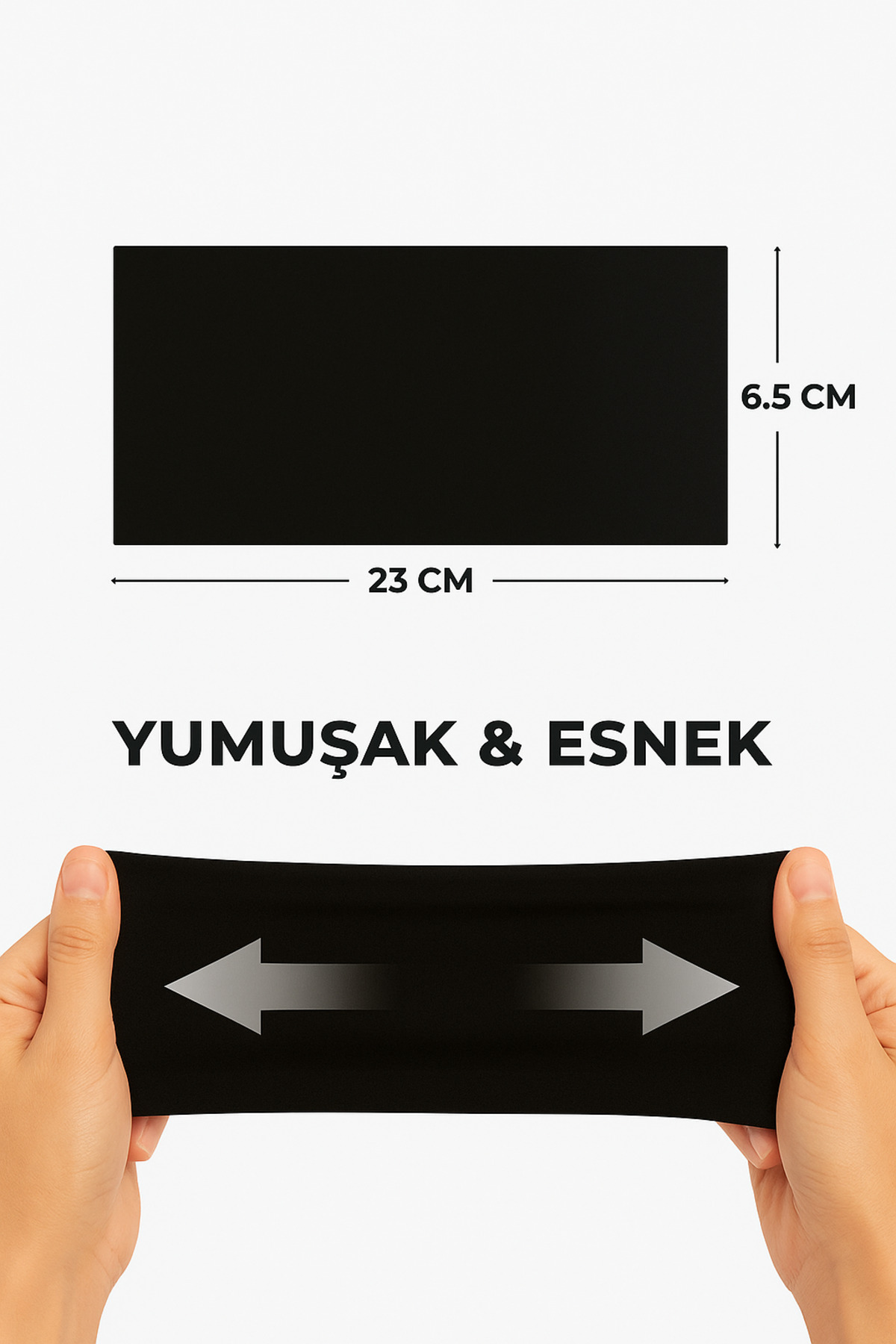 Jeevee Metal halkalı zımbalı delikli yk2 şık tarz pamuklu esnek yumuşak saç bandı punk Bandana görsel 2