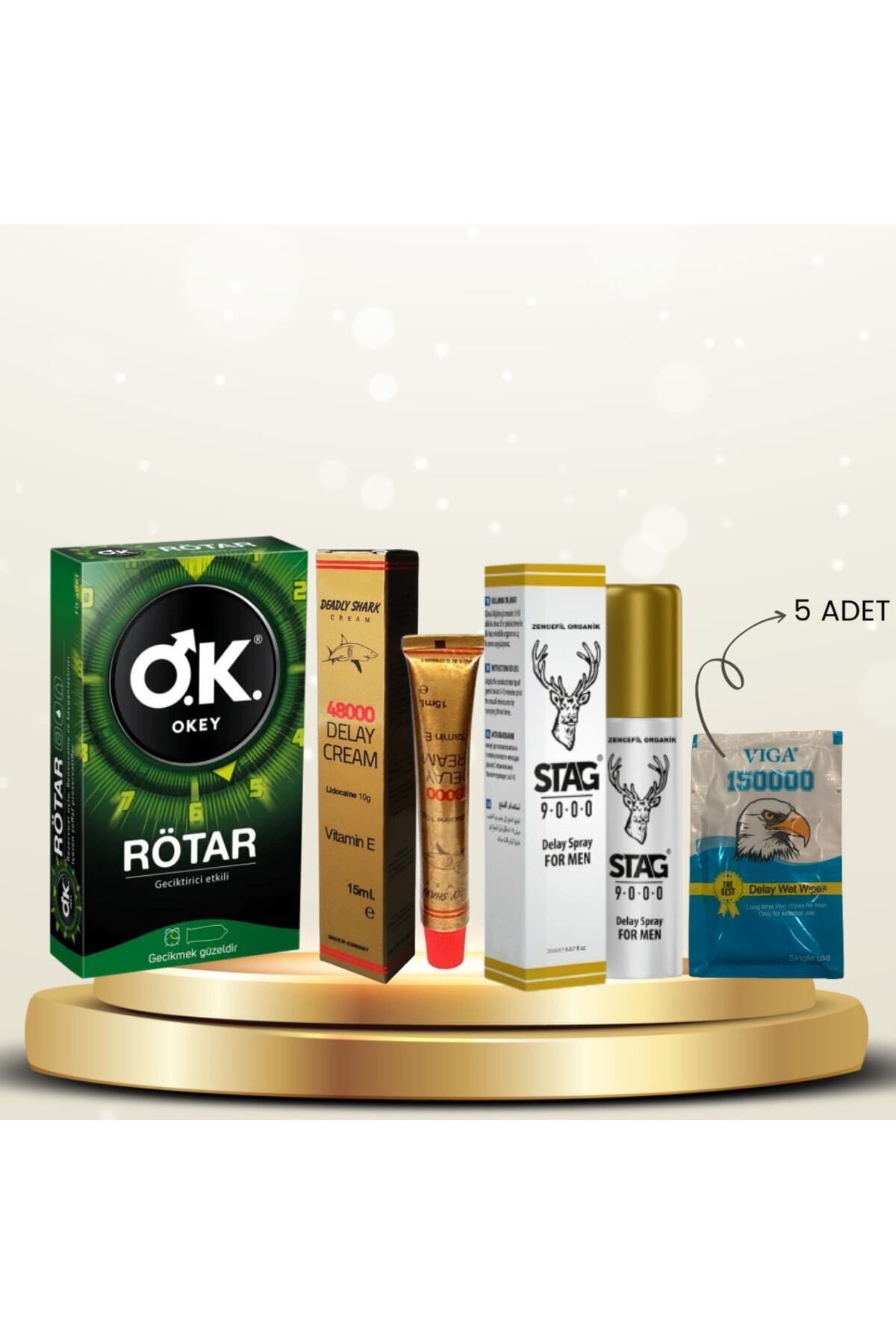 NAYS Ok Rötar 10'lu Prezervatif 48000 Krem Sprey Mendil Diğer