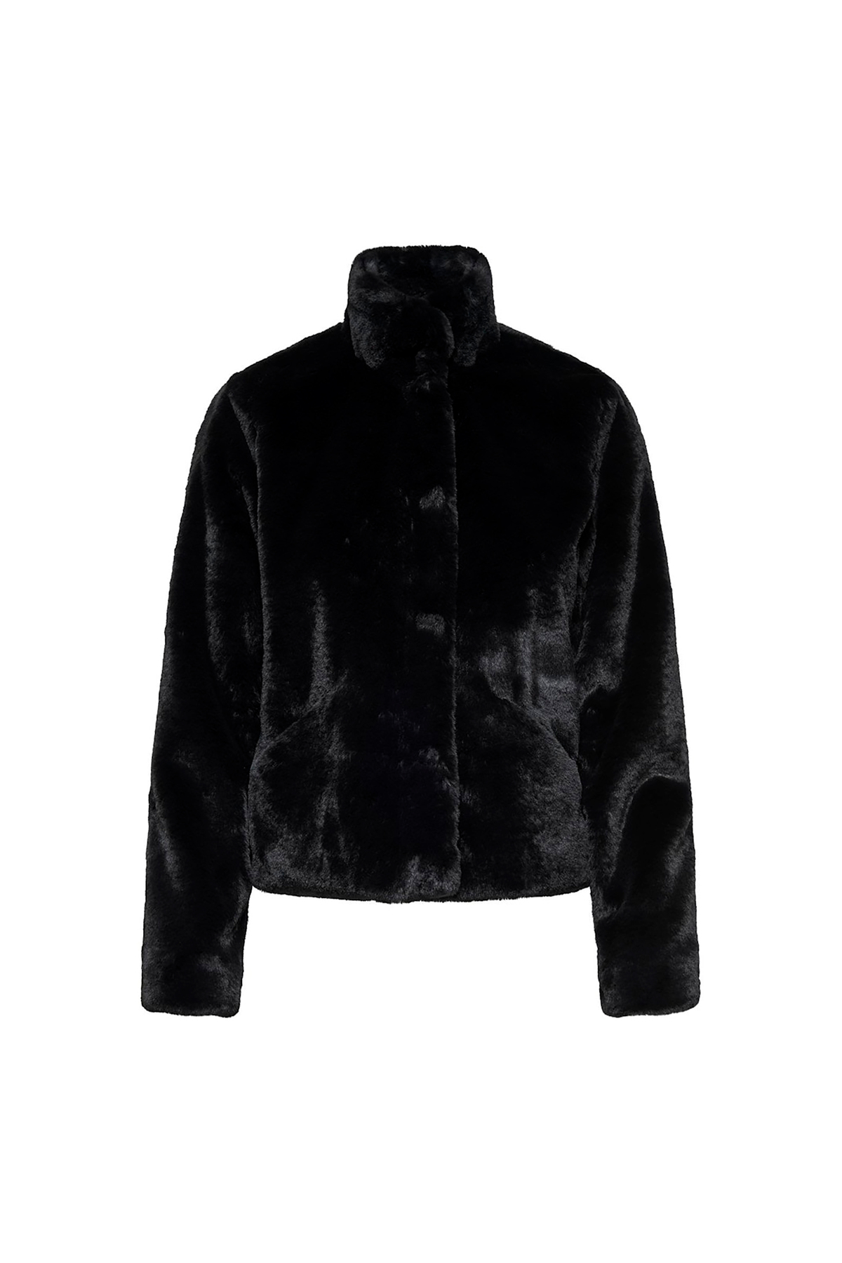 ONLY Vida Life Kadın Siyah Polar Ceket (15295423-B) görsel 3