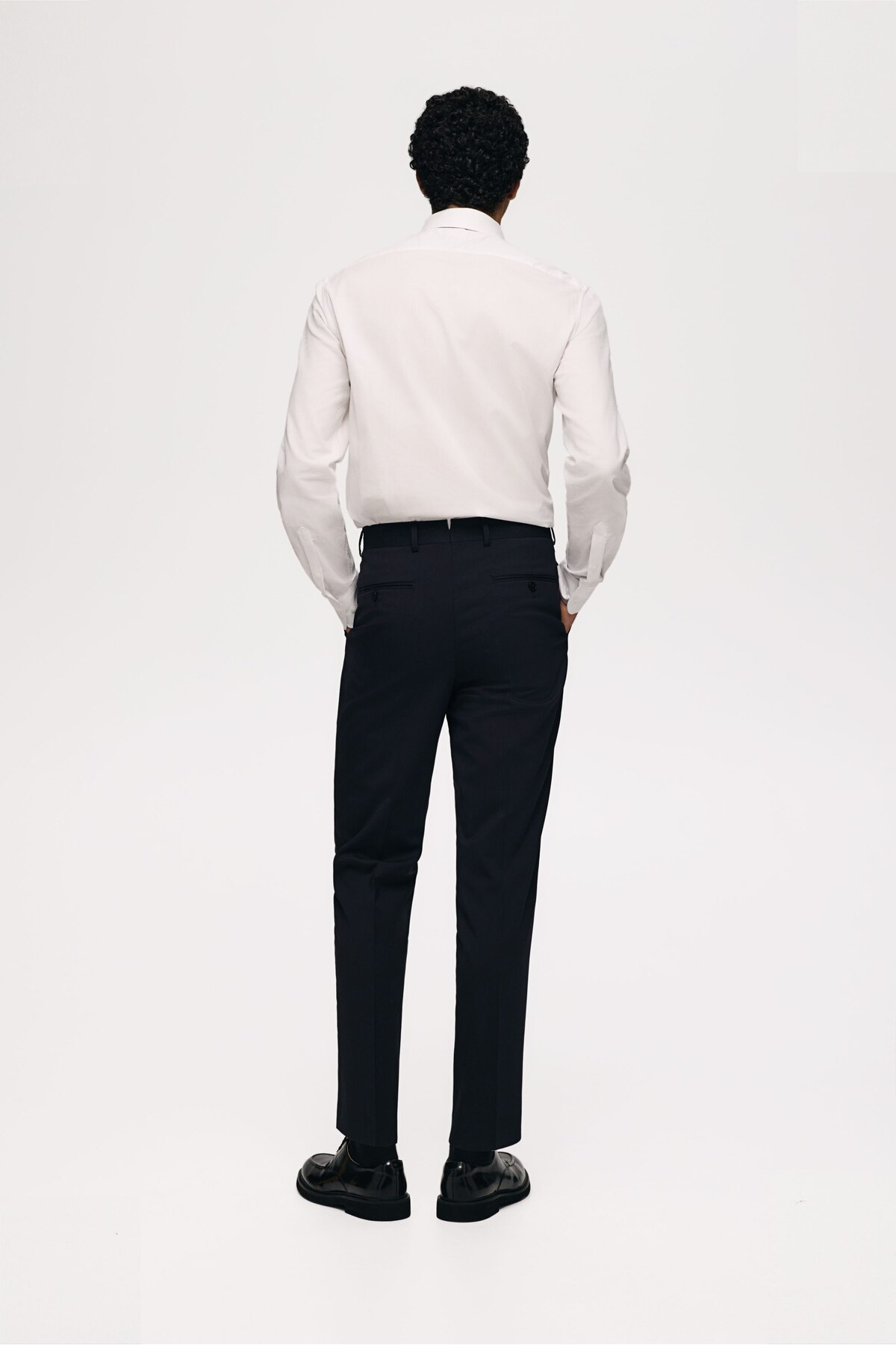 H&M Slim Fit Takım Pantolonu görsel 4