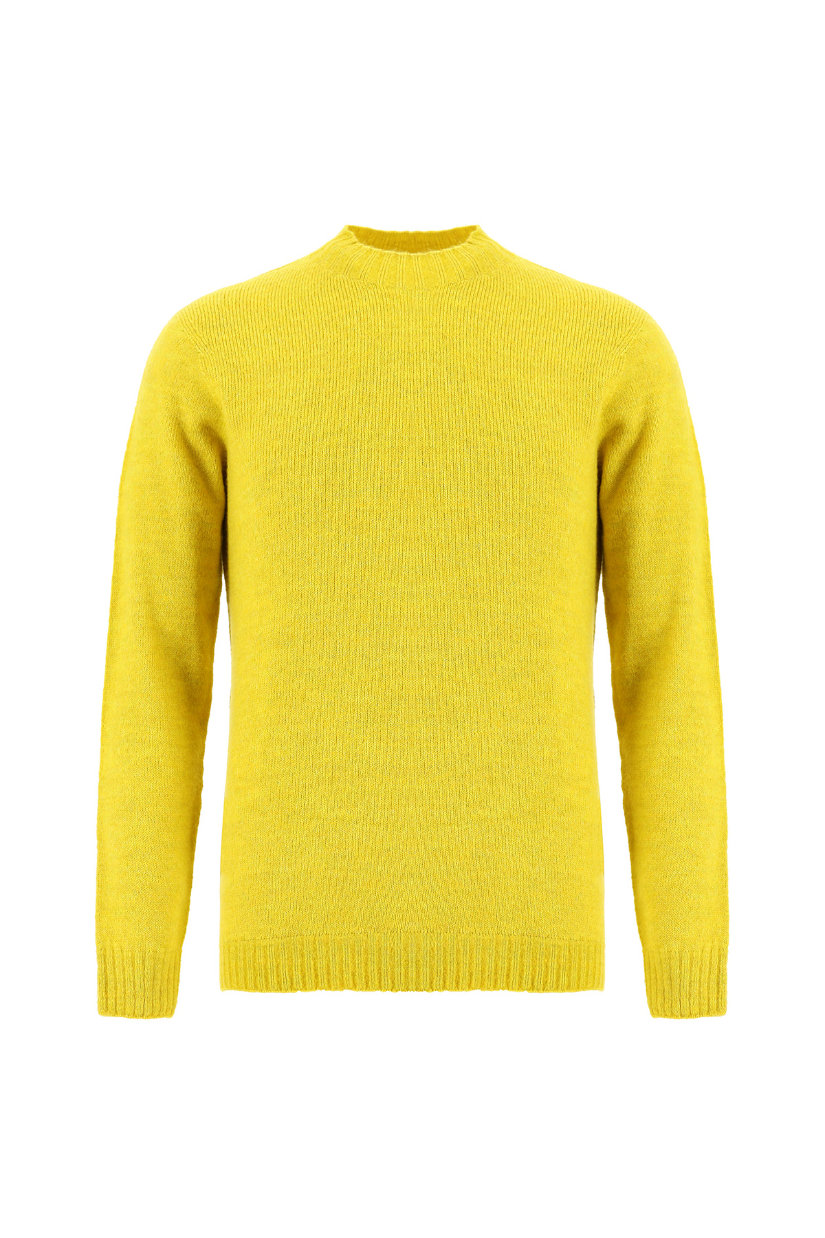 کیگیلی ژاکت بافتنی پشمی بدون درز یقه باریک باتو