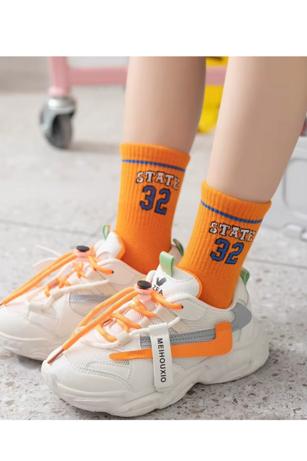 Hobins Sportswear & Company 5 Çift Kolej Bebek Çorap Ve Çocuk Çorabı Okul & Günlük Kullanım fotoğrafı 6 (önizleme)