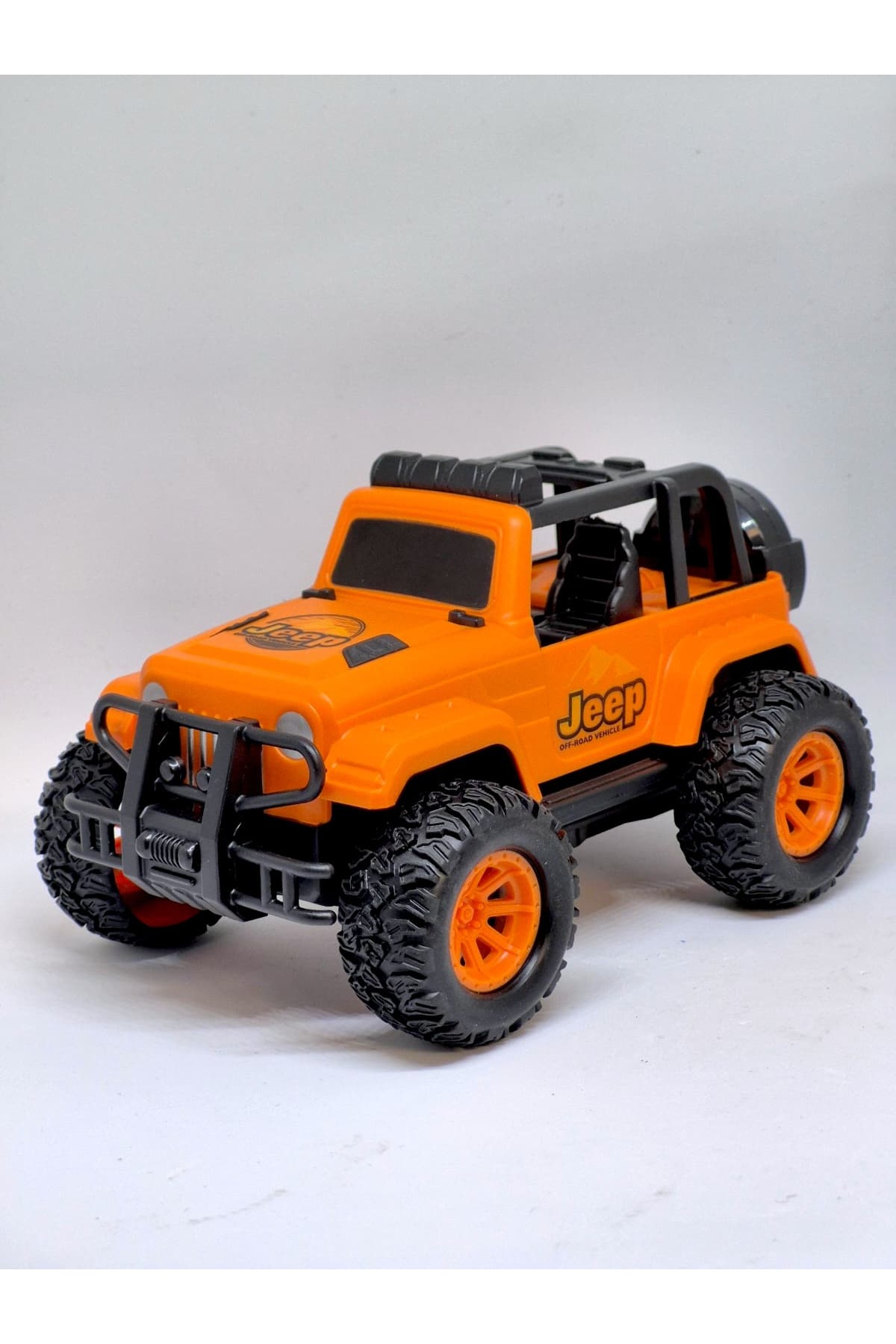 Fidan oyuncak 4x4 Sürtmeli Offroad Oyuncak Jeep Turuncu - Fiyatı