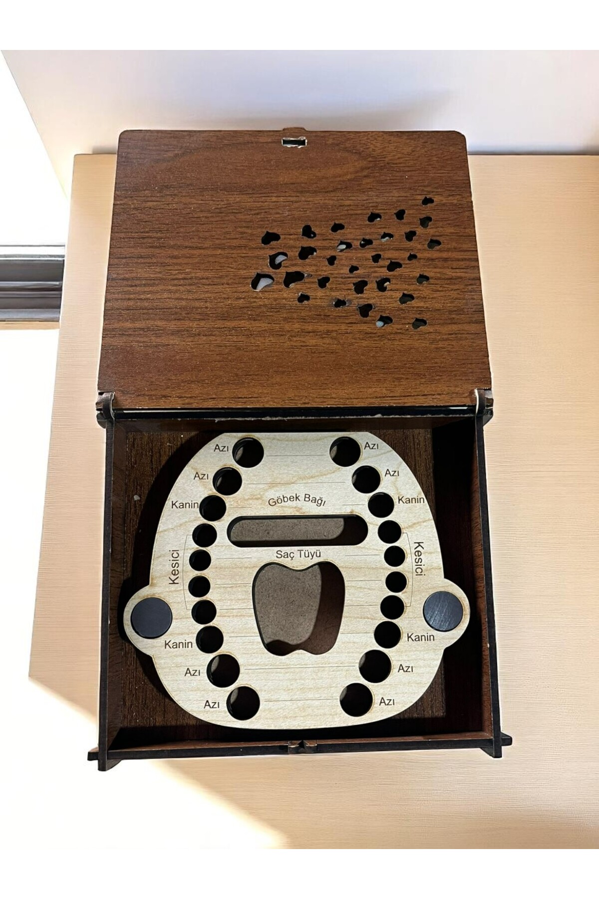 sly - Erkek Bebek Süt Dişleri Göbek Bağı Ve Saç Saklama Anı Albüm Kutusu Bebek Hediyesi fotoğrafı 3 (önizleme)