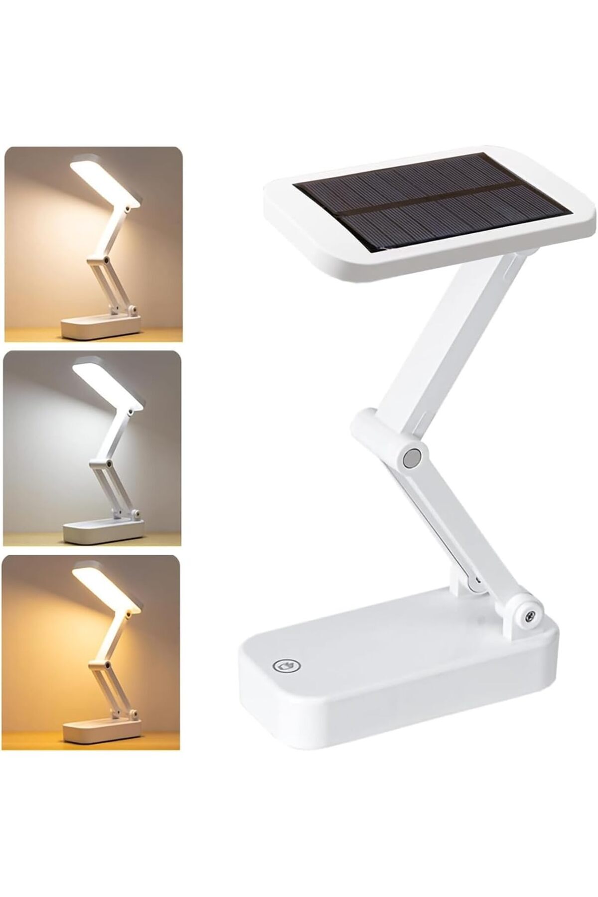 STOREMAX Güneş Enerjili Solar Masa Lambası, 3 Modlu, Işık Gücünü ve Açabilme USB Şarj Edilebilir Taşınabilir