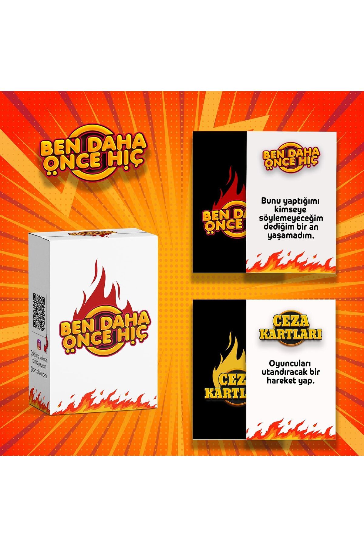 STOREMAX Ben Daha Önce Hiç Oyunu - Yetişkin Kutu Oyunları, Arkadaş, Aile, Cafe Kutu Oyunu - Cezalı İtiraf Oyu