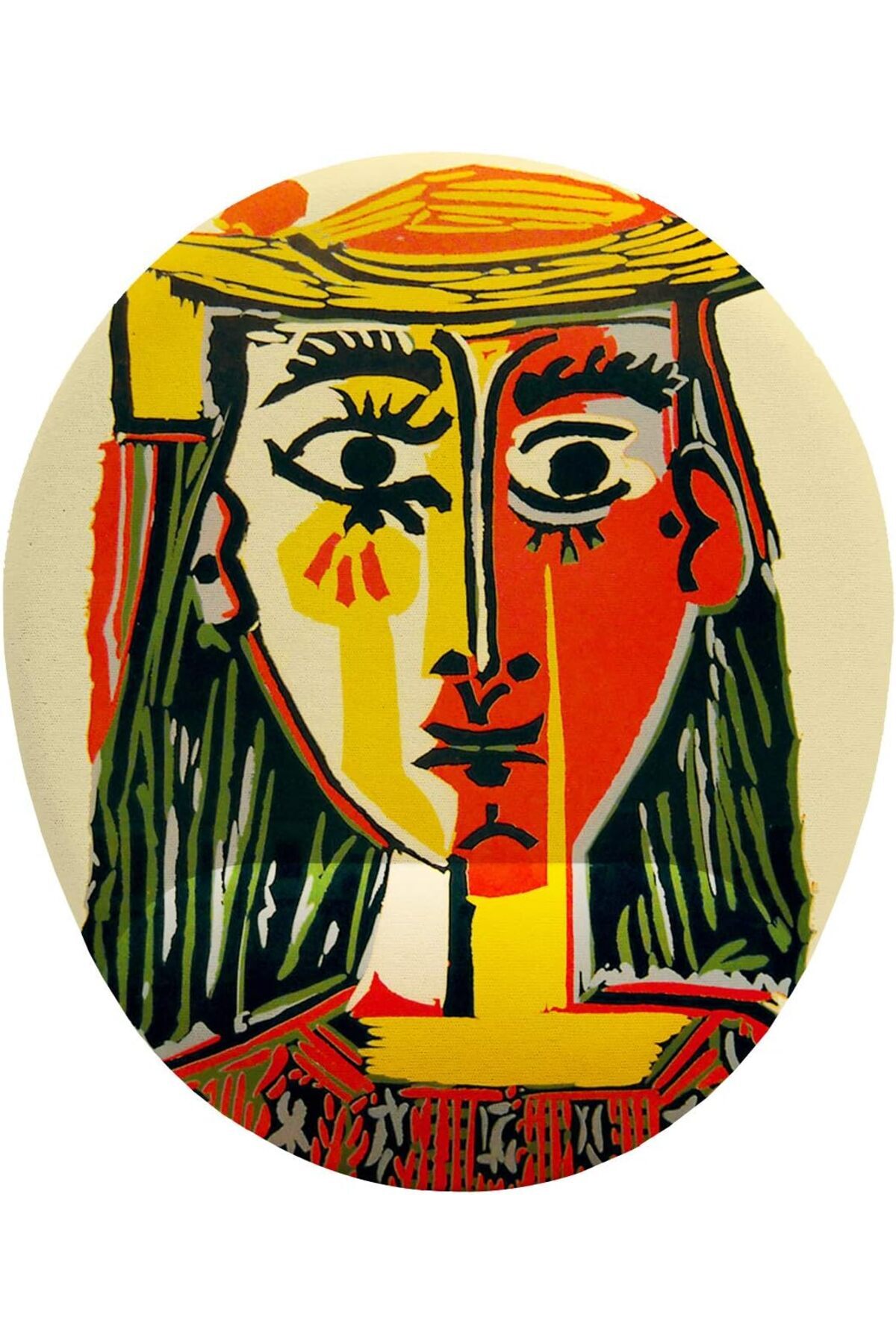 STOREMAX fikirler Şapkalı Kız Bilek Destekli Mouse Pad 1185222