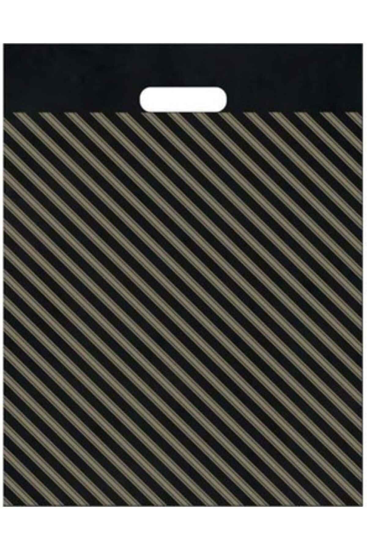 STOREMAX Takviyeli Siyah Çizgili Poşet 23x36 Cm No:2 50 Adet 1184728