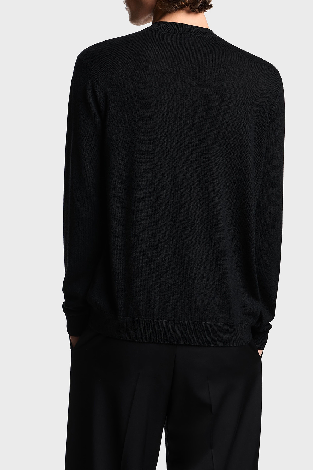 بافت مردانه راسته آستین بلند | امپوریو آرمانی Emporio Armani EM002419 AF14158 UC001 - تصویر 3