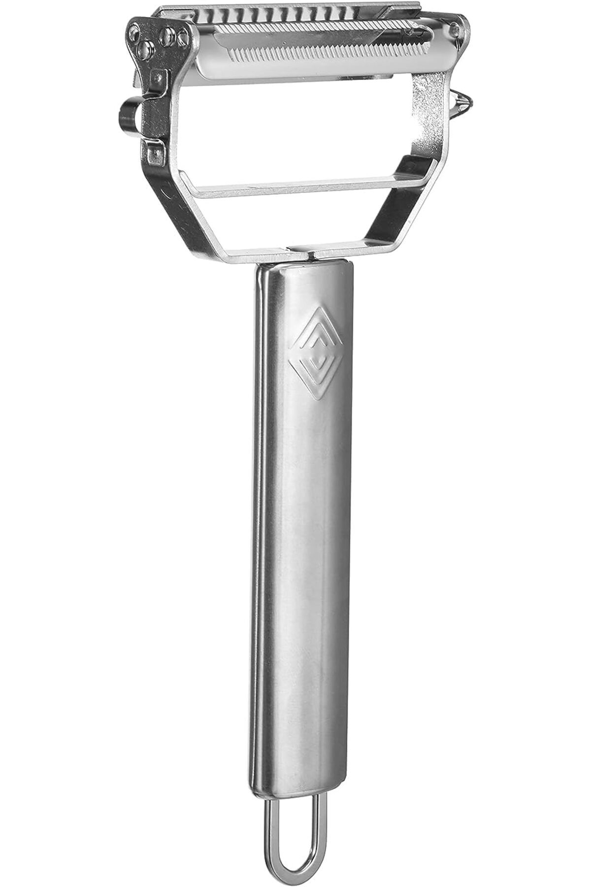 STOREMAX Boy Paslanmaz Çelik Soyacak - Turbo Jülyen Doğrayıcı - Çok Fonksiyonlu Mutfak Aleti - Sebze ve Meyve