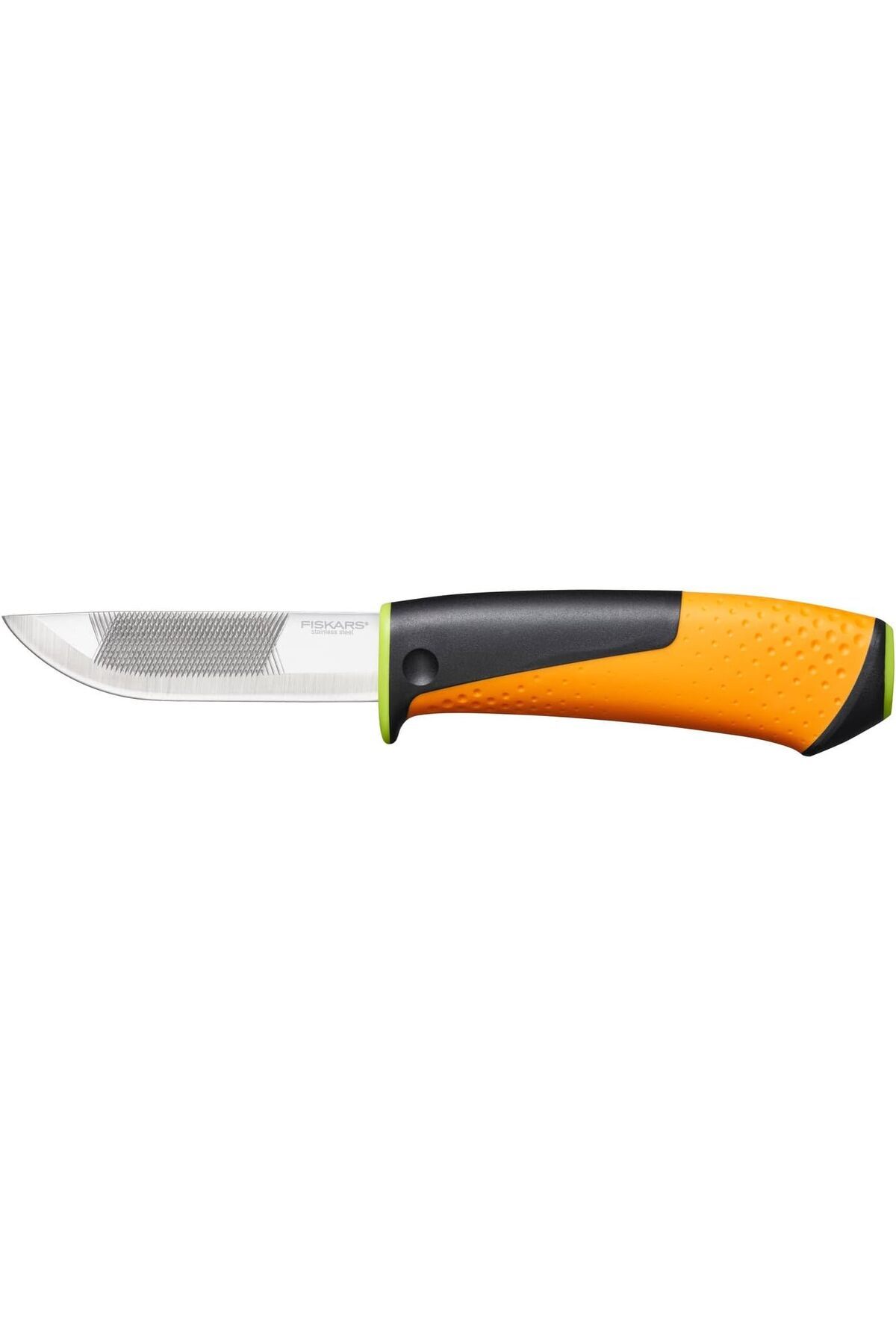 STOREMAX Ağır Hizmet Tipi Çok Amaçlı Bıçak, Bileyicili Kılıf Dahil, 21,9 cm, Siyah/Turuncu/Yeşil, 1023619 11