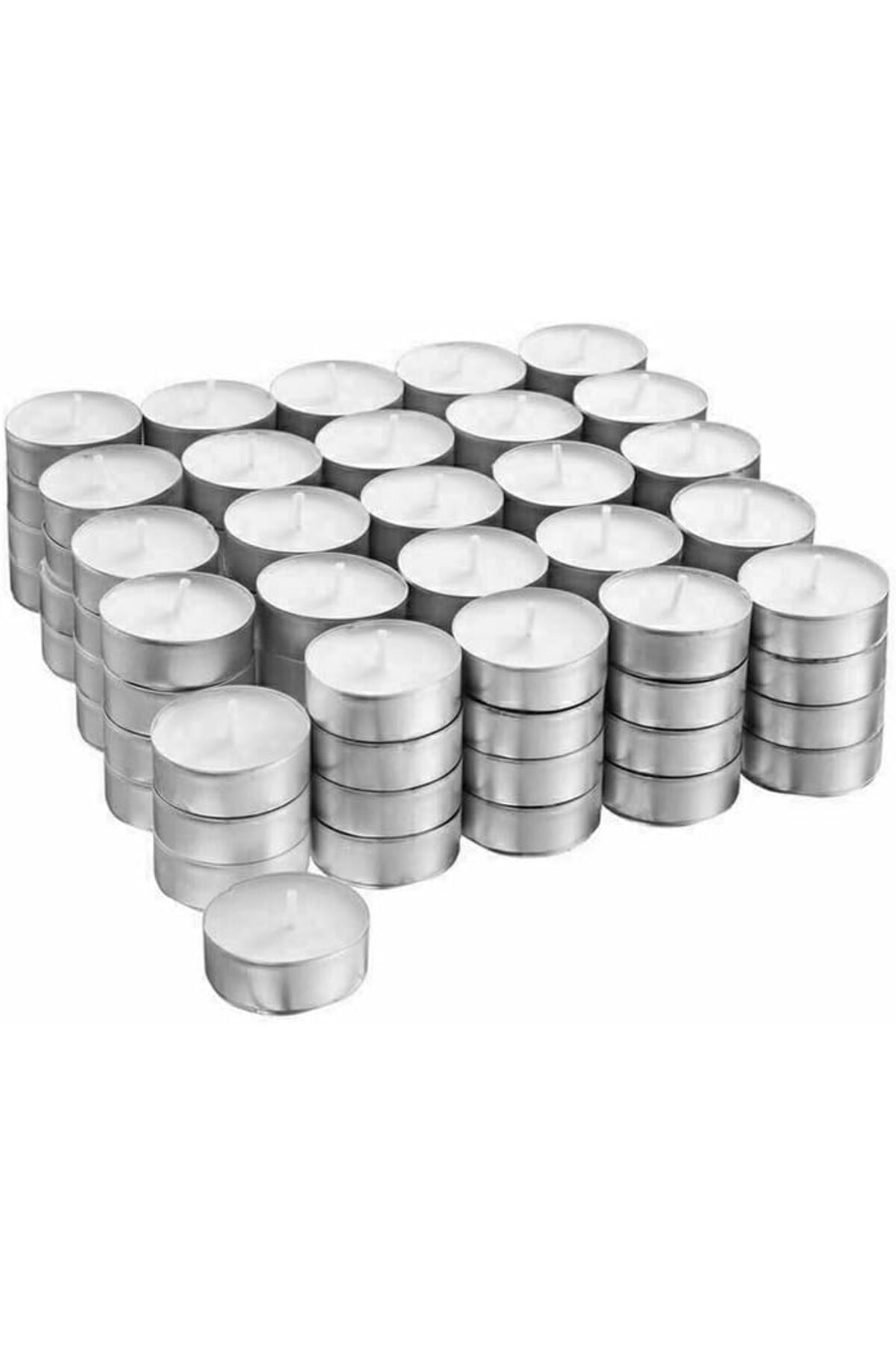 STOREMAX MUM TEALIGHT 50 ADET, çaydanlık mumu, beyaz, 4 saat yanma süresi 1190698