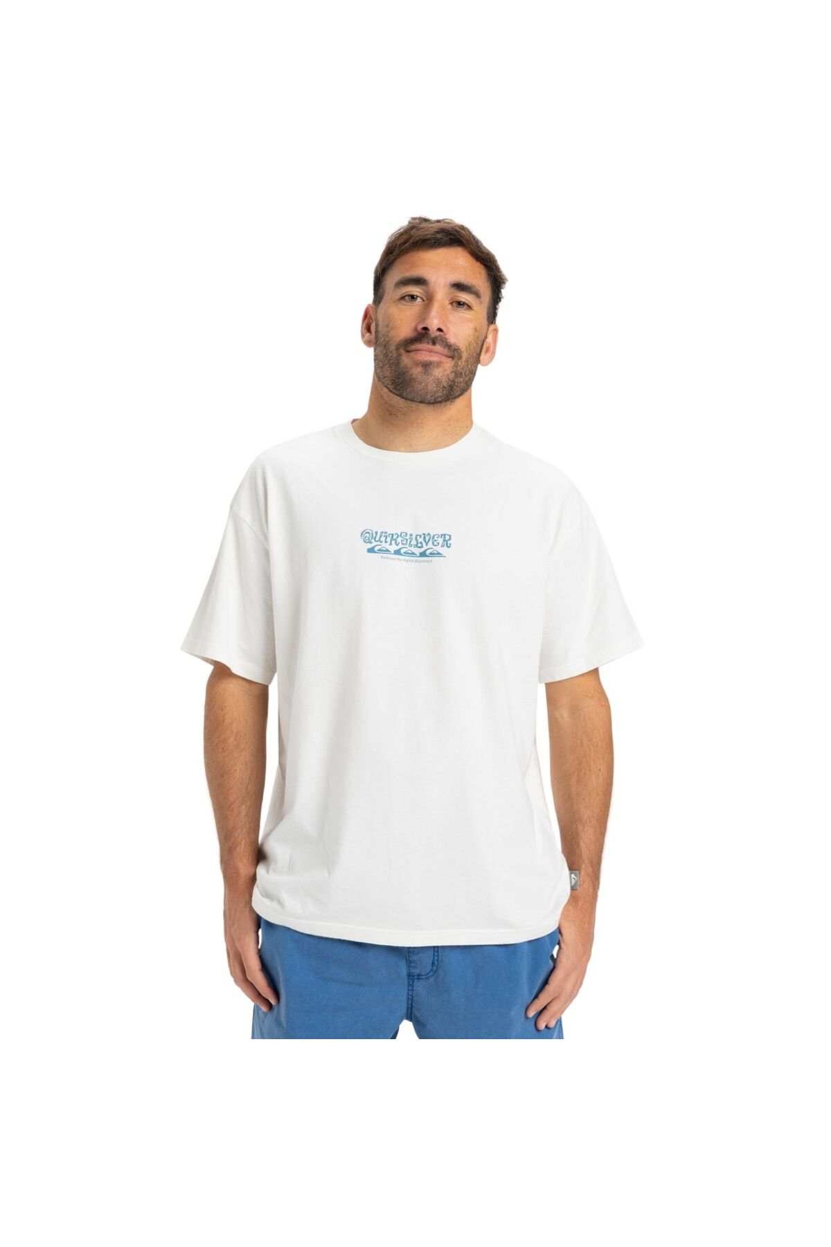Quiksilver Hw Tree Connection Erkek Beyaz Tişört ERKEK T-SHIRT