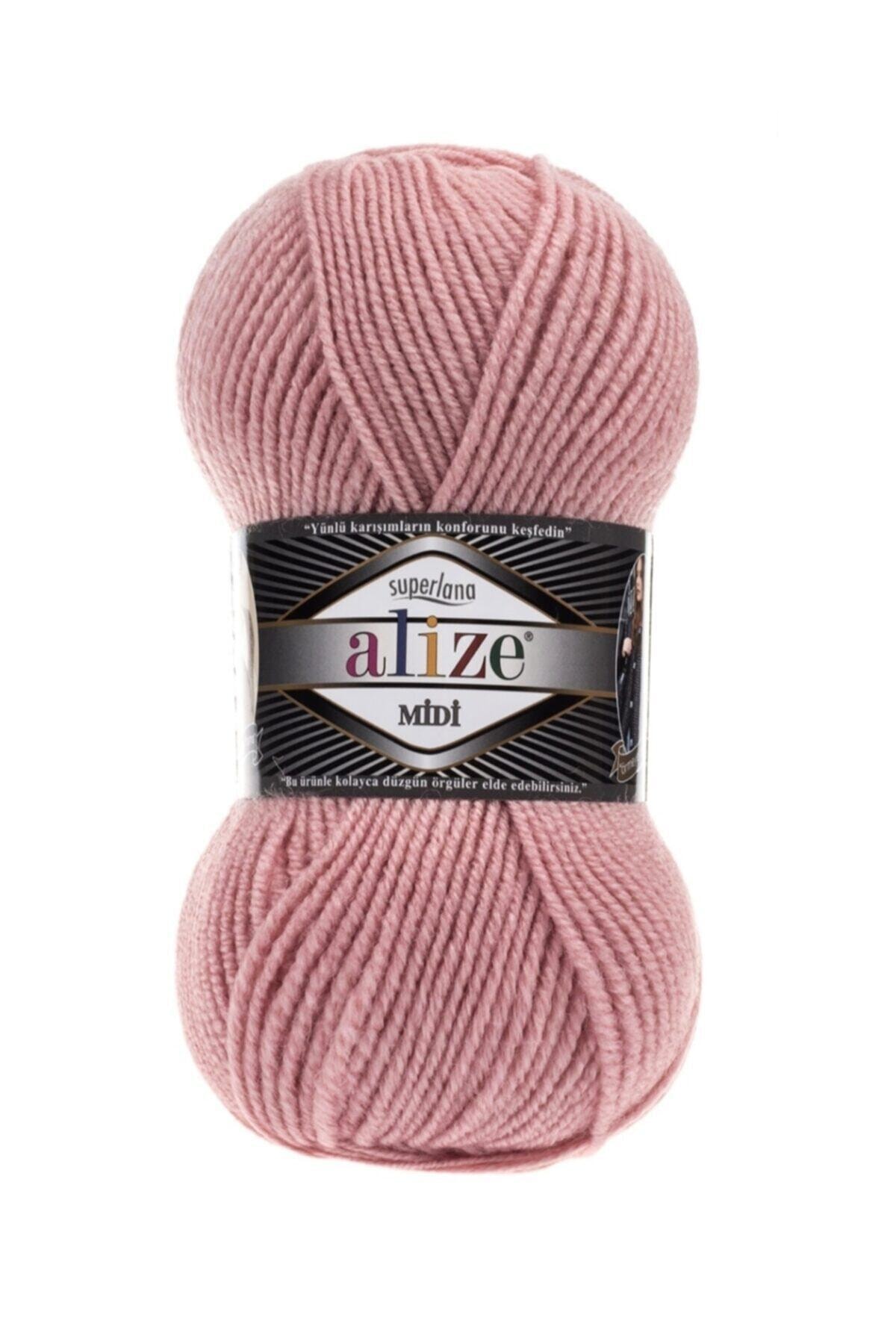 5Pcs Superlana Midi 161 Powder Hand Knitted Vest Cardigan Scarf Sweater Yarn