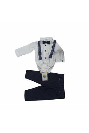Erkek Bebek Gömlekli Papyon Askı Ve Pantalondan Oluşan Takım adn01try099