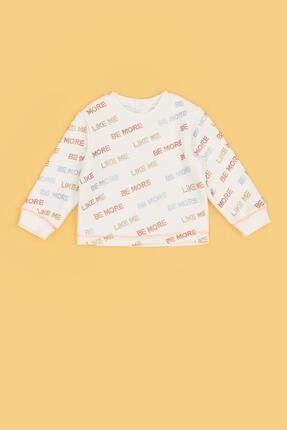 Kız Bebek Ekru S-Shirt 20FW1BG2436