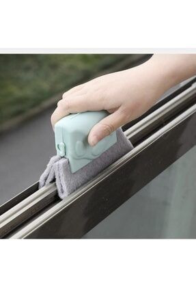Pencere Oluk Temizleme Aparatı Bezi Pratik Yaratıcı Temizleme Fırçssı C8172