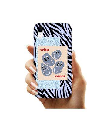 Iphone Xr Lansman Zebra Who Cares Desenli Telefon Kılıfı IPXRLN-253