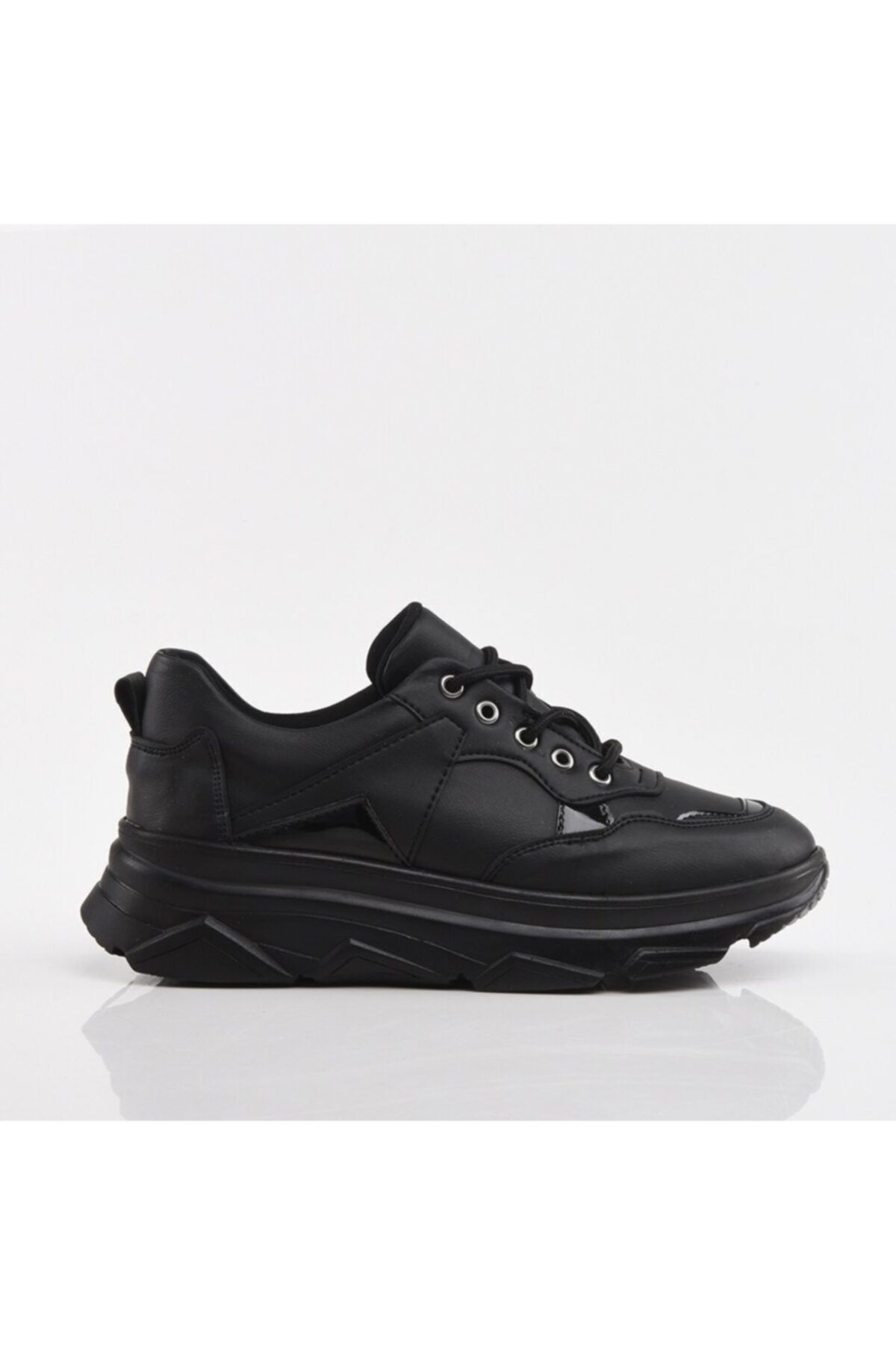 Hoti Sneakers Black Flat Trendyol