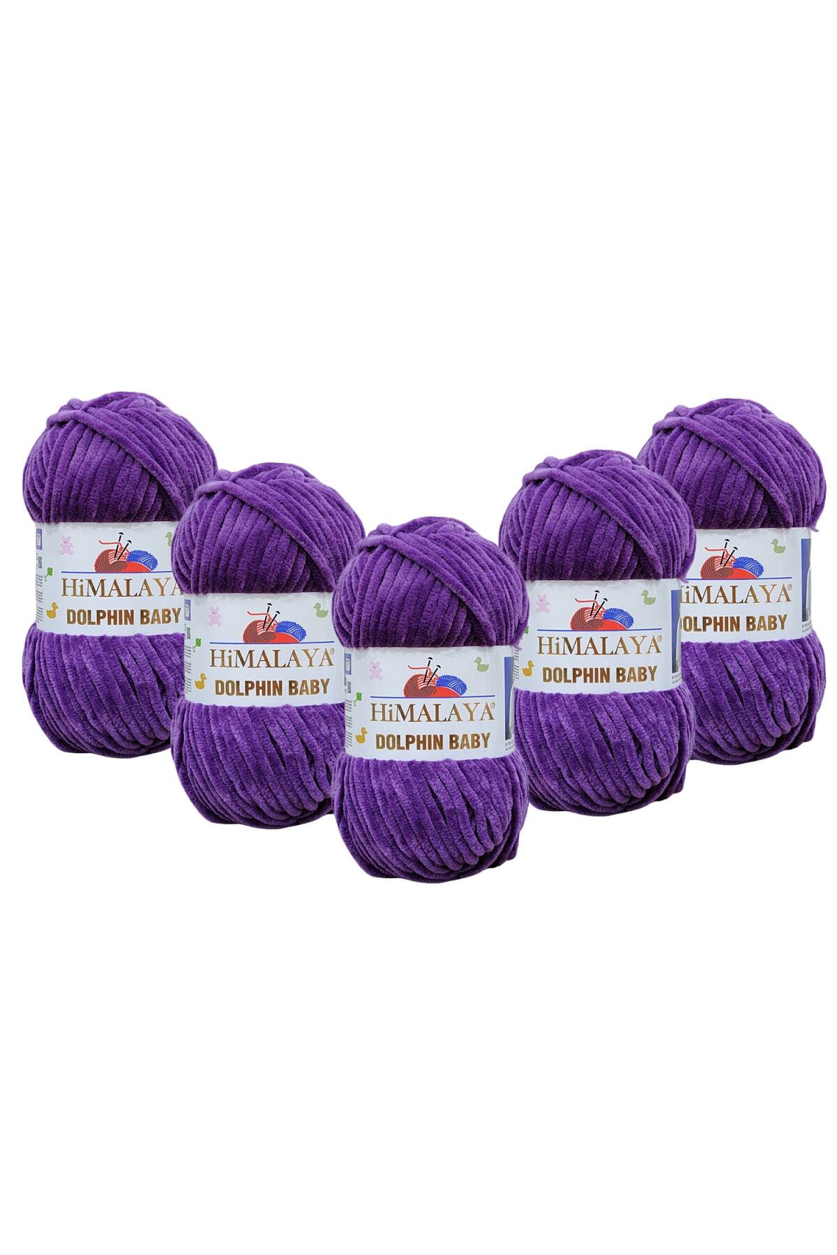 Dolphin Baby Velvet Rope 5-Pack - 80340 Light Purple - 100 Gr. 120 Mt.