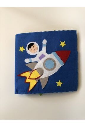 2-3 Yaş Montessori Eğitim Kitabı Astronot Kapak Tasarım ASTRO0203
