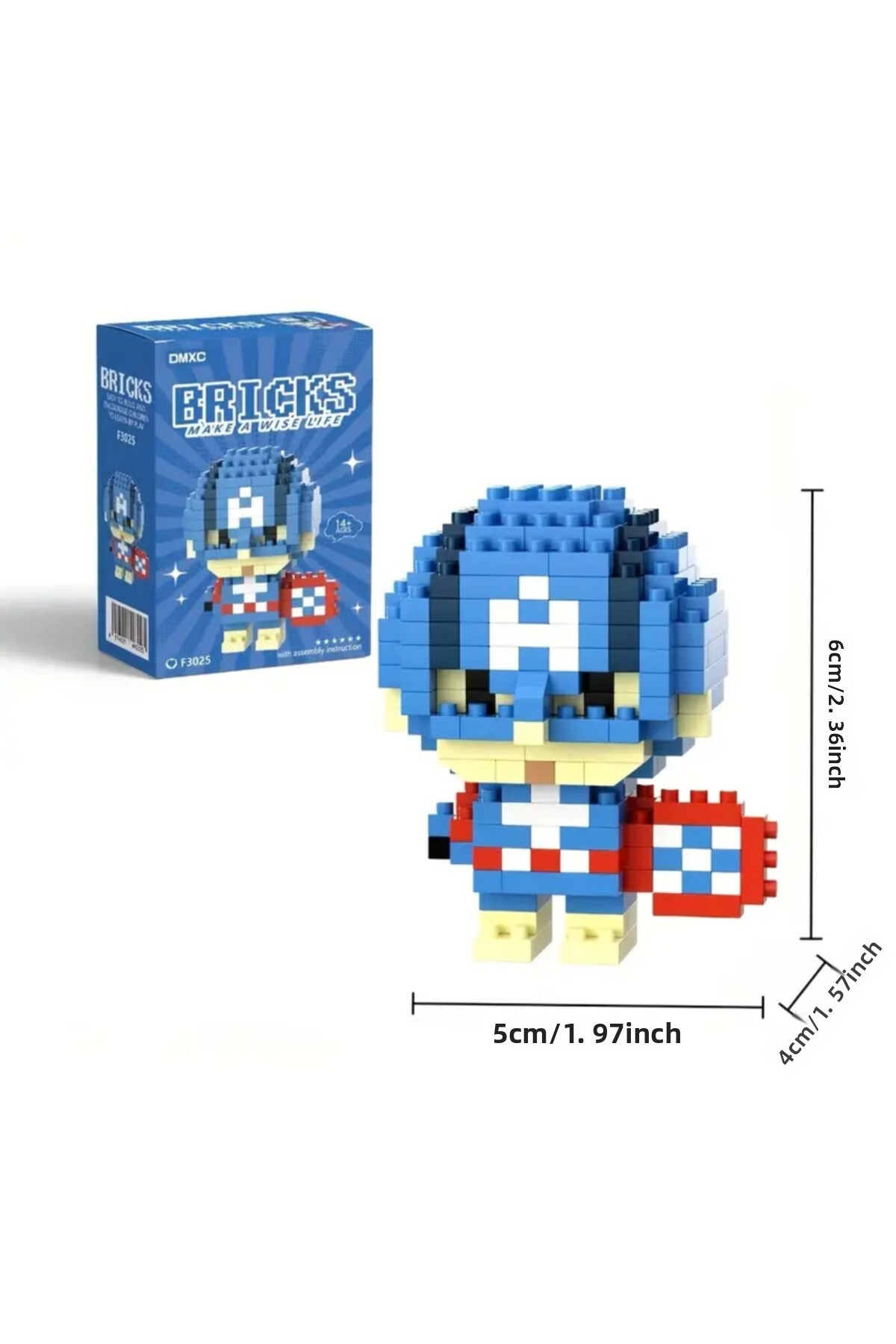 فیگور شخصیت مجموعه بلوک‌های ساختمانی کاپیتان آمریکا