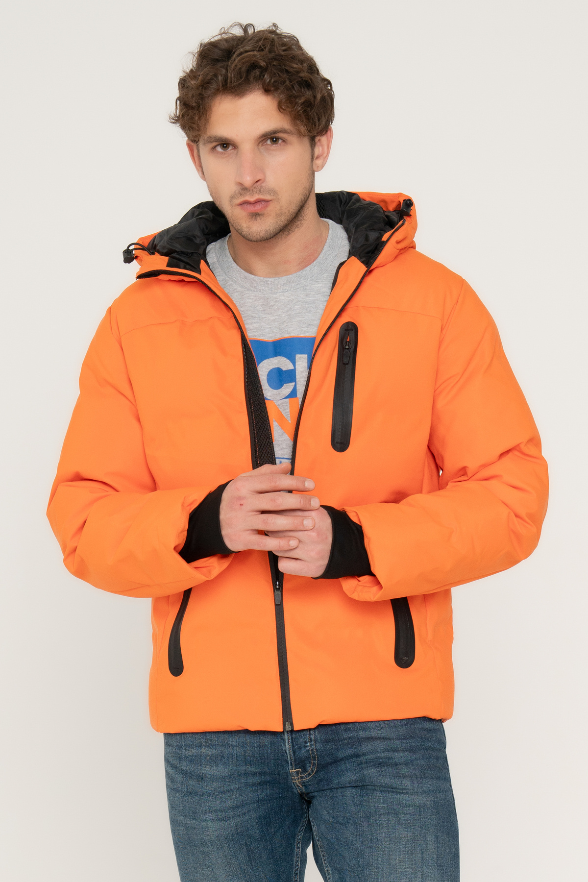 جک اند جونز Jcoheat Puffer Jacket Mr.