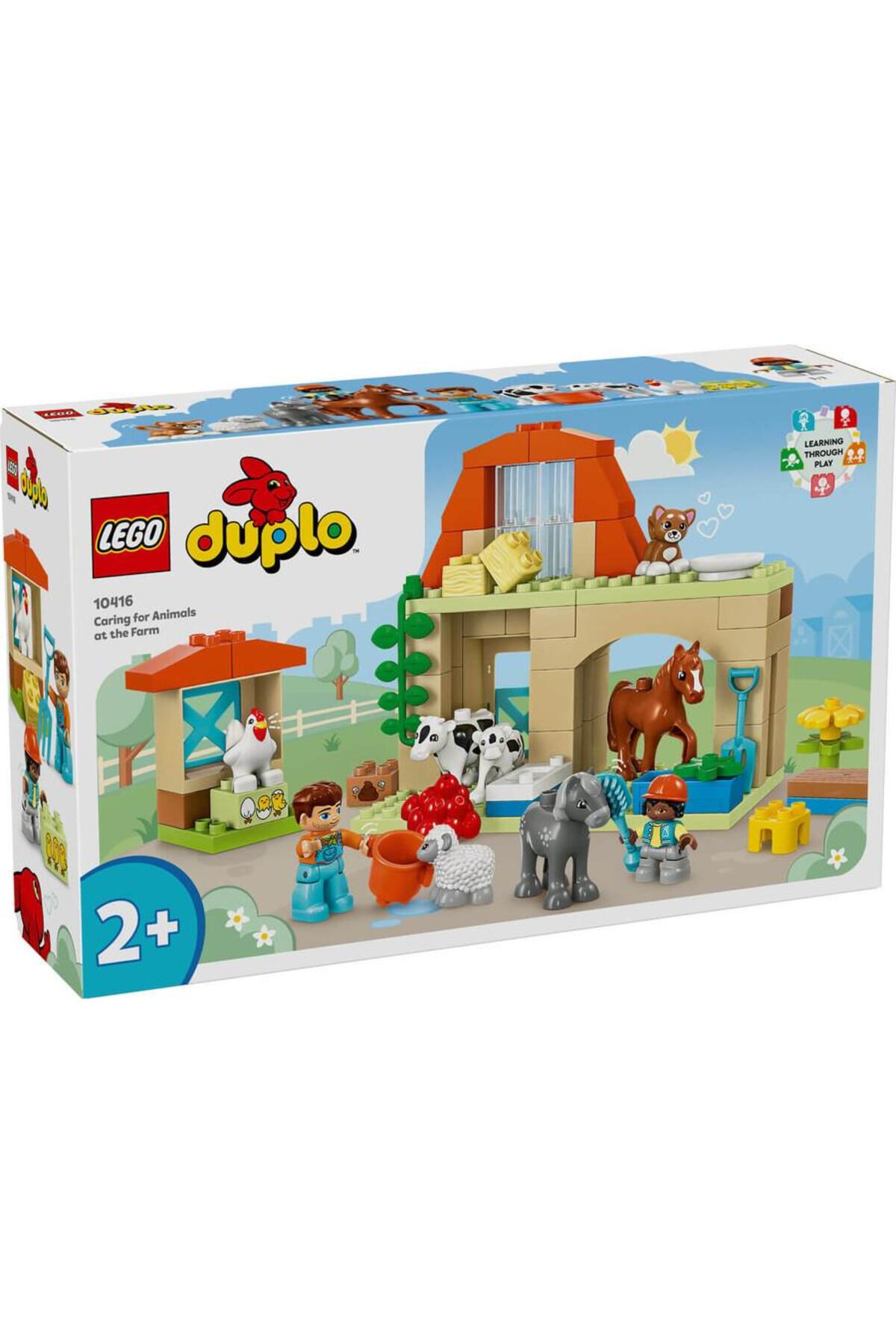 LEGO ® DUPLO® Çiftlikte Hayvanların Bakımı 10416 - 2+ Eğitici Oyuncak Yapım Seti (74Parça) fotoğrafı 2 (önizleme)