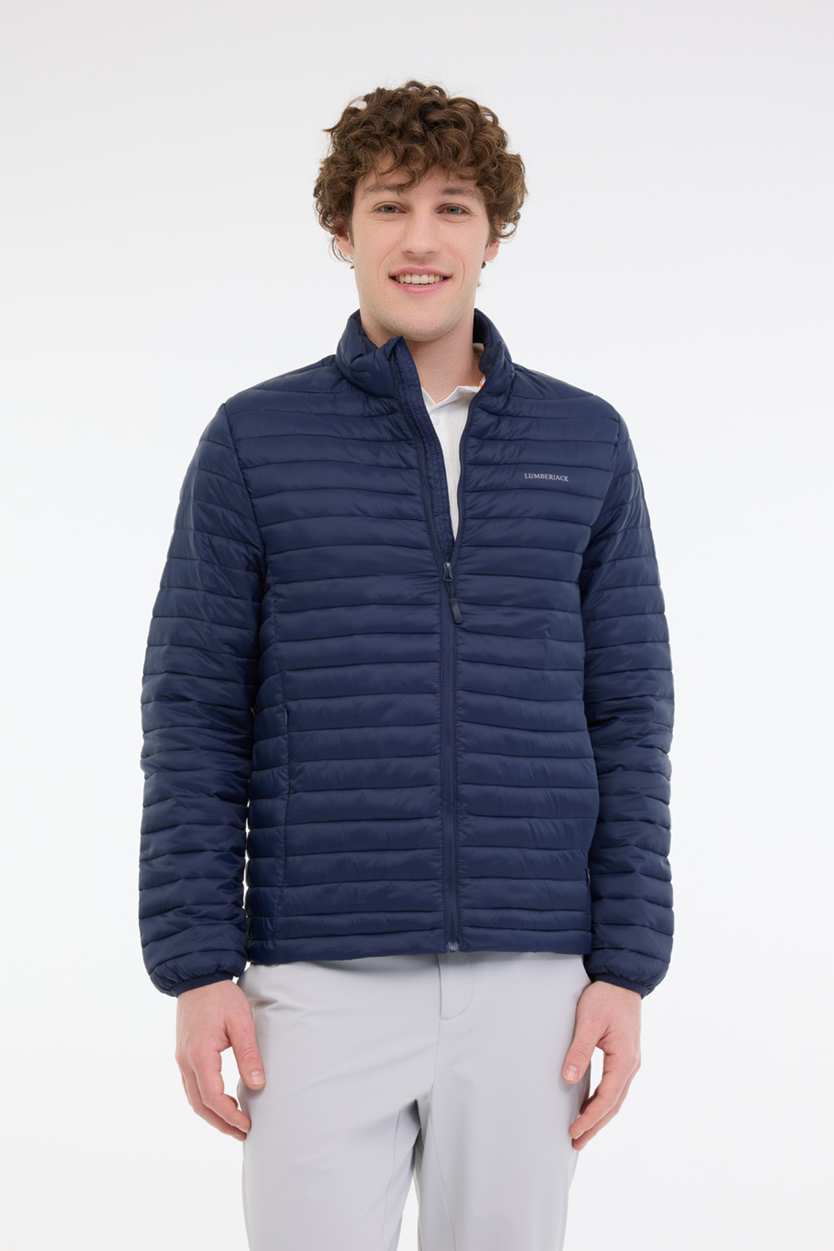 لامبرجک کاپشن مردانه ML PERRY COAT 1SN21 4PR Navy Blue