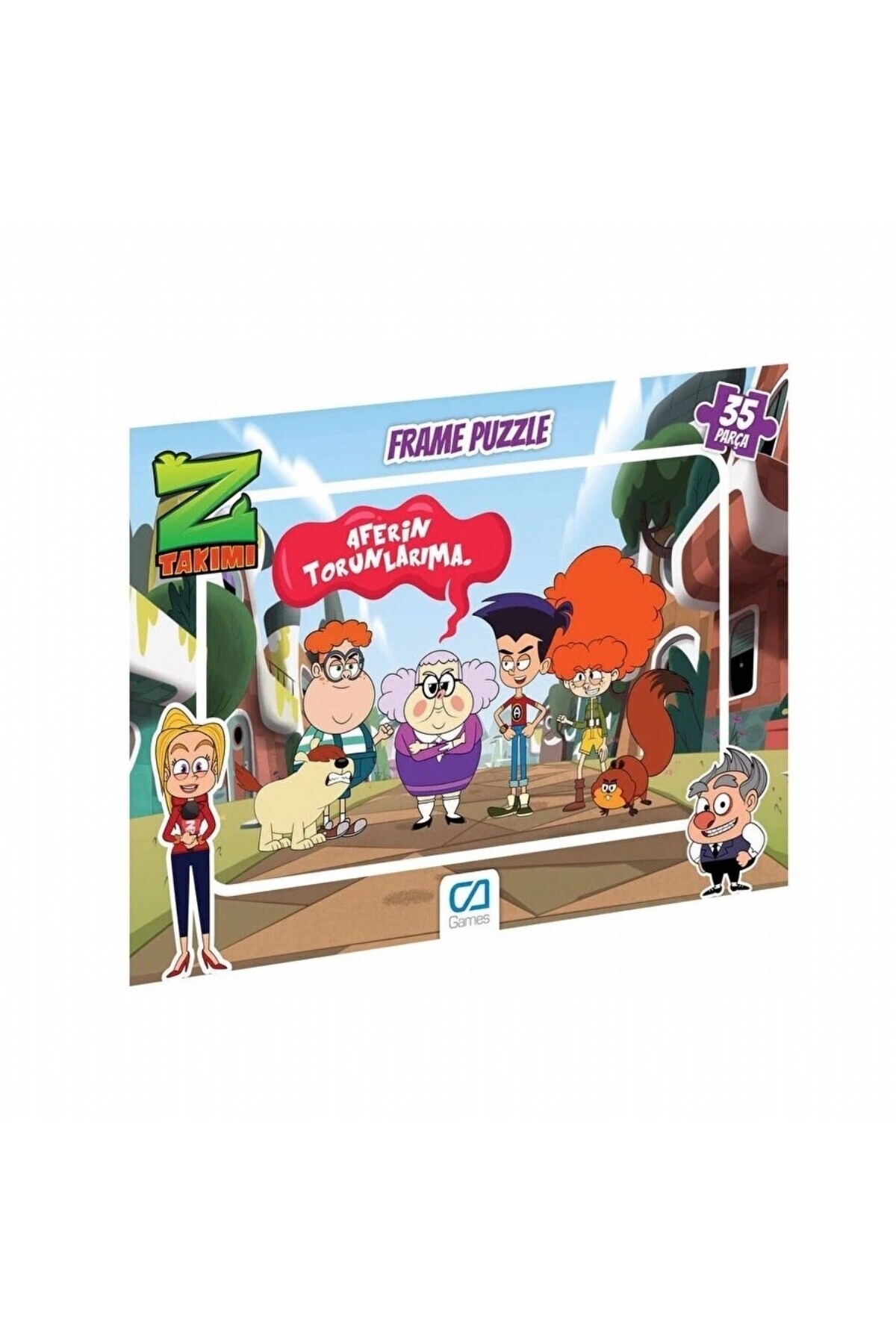 CA Games Z Takımı Frame Puzzle 35 Parça - Yubi Oyuncak - Fiyatı