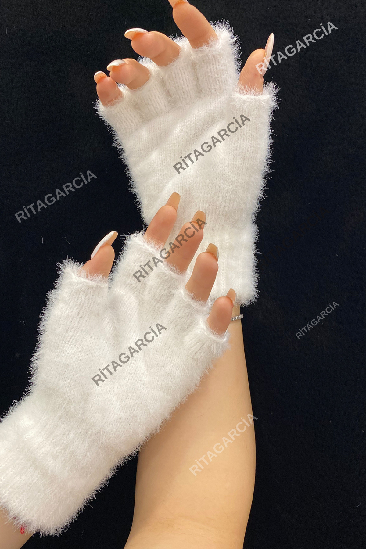 Ritagarcia  Peluş Kesik Parmak Eldiven - Görsel 8