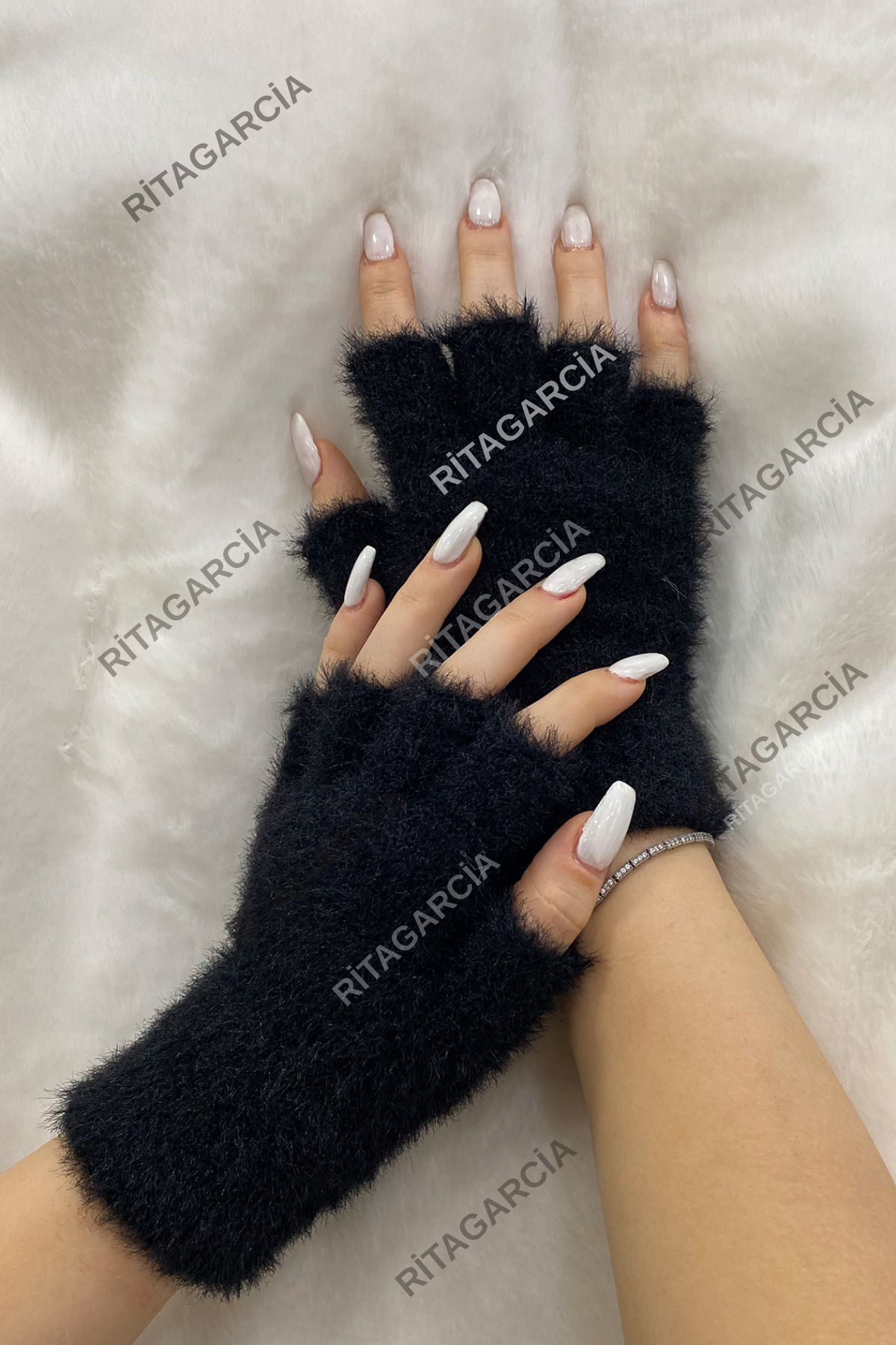 Ritagarcia  Peluş Kesik Parmak Eldiven - Görsel 6