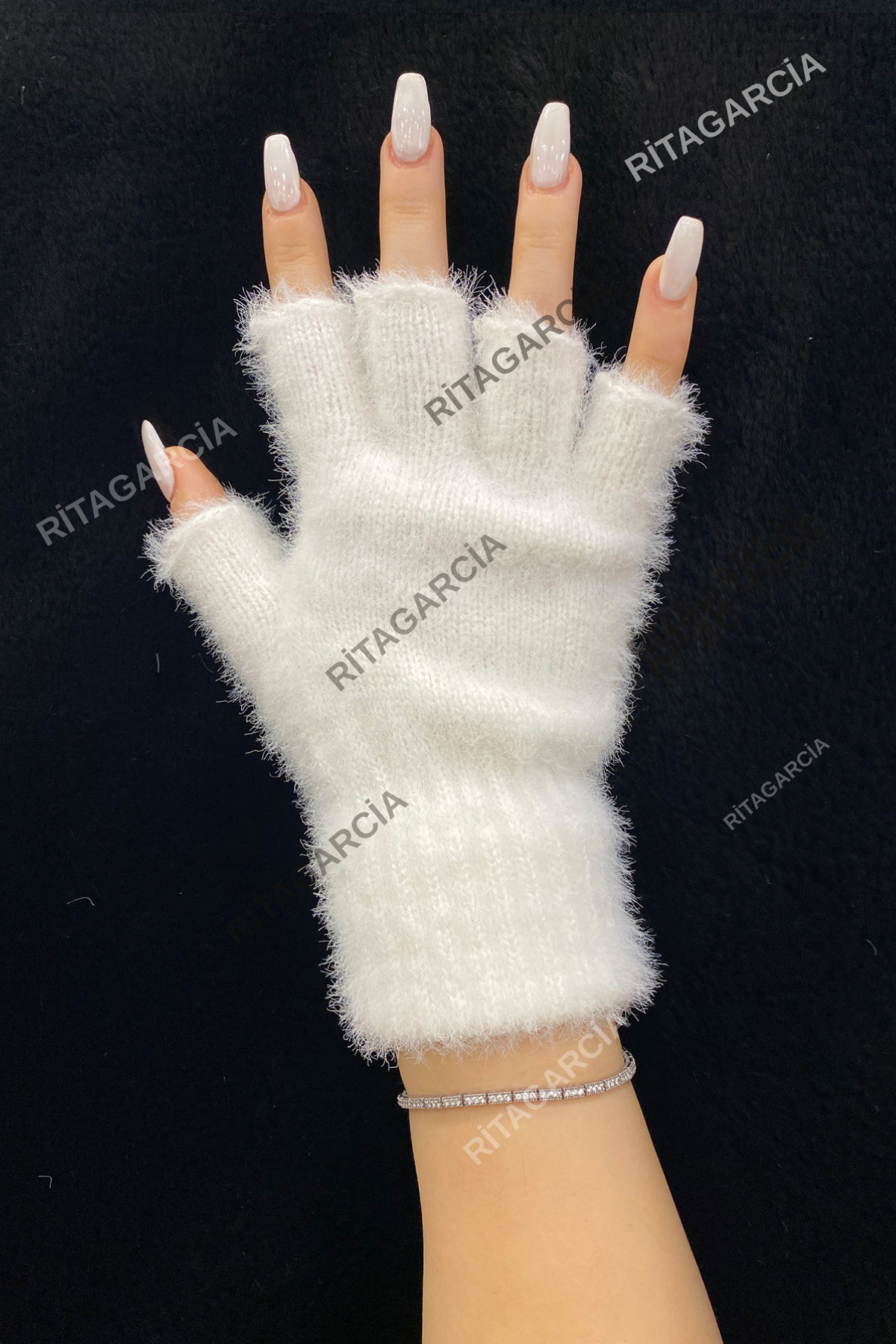 Ritagarcia  Peluş Kesik Parmak Eldiven - Görsel 5