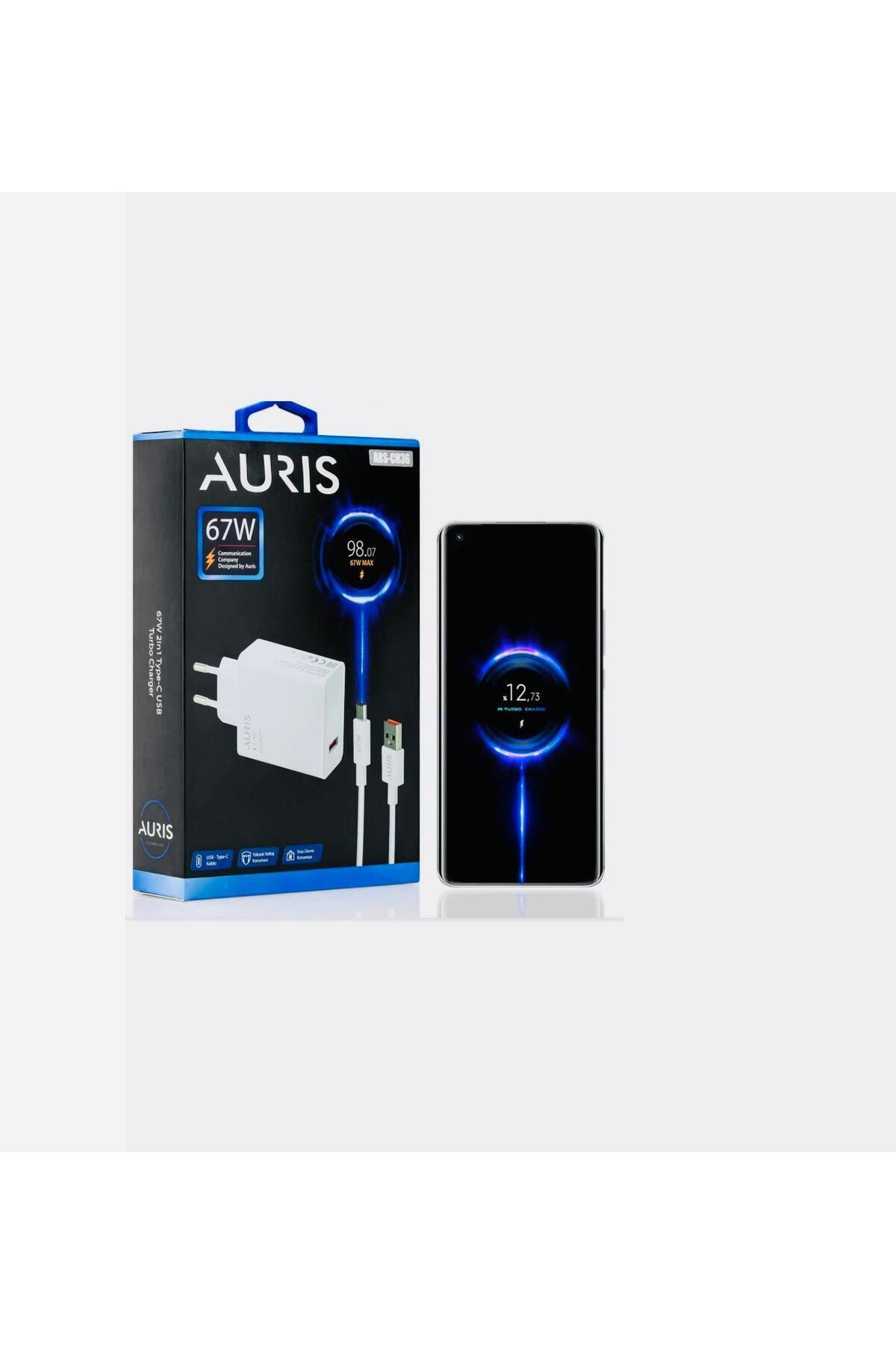 ENSOVA 67W Hızlı Şarj Cihazı – USB / Type-C Ev Tipi Salise Ölçerli