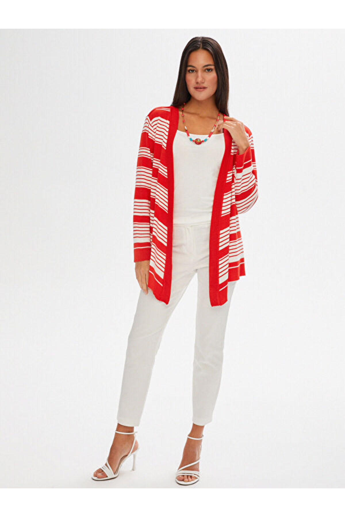 Striped Knitwear Cardigan 68759