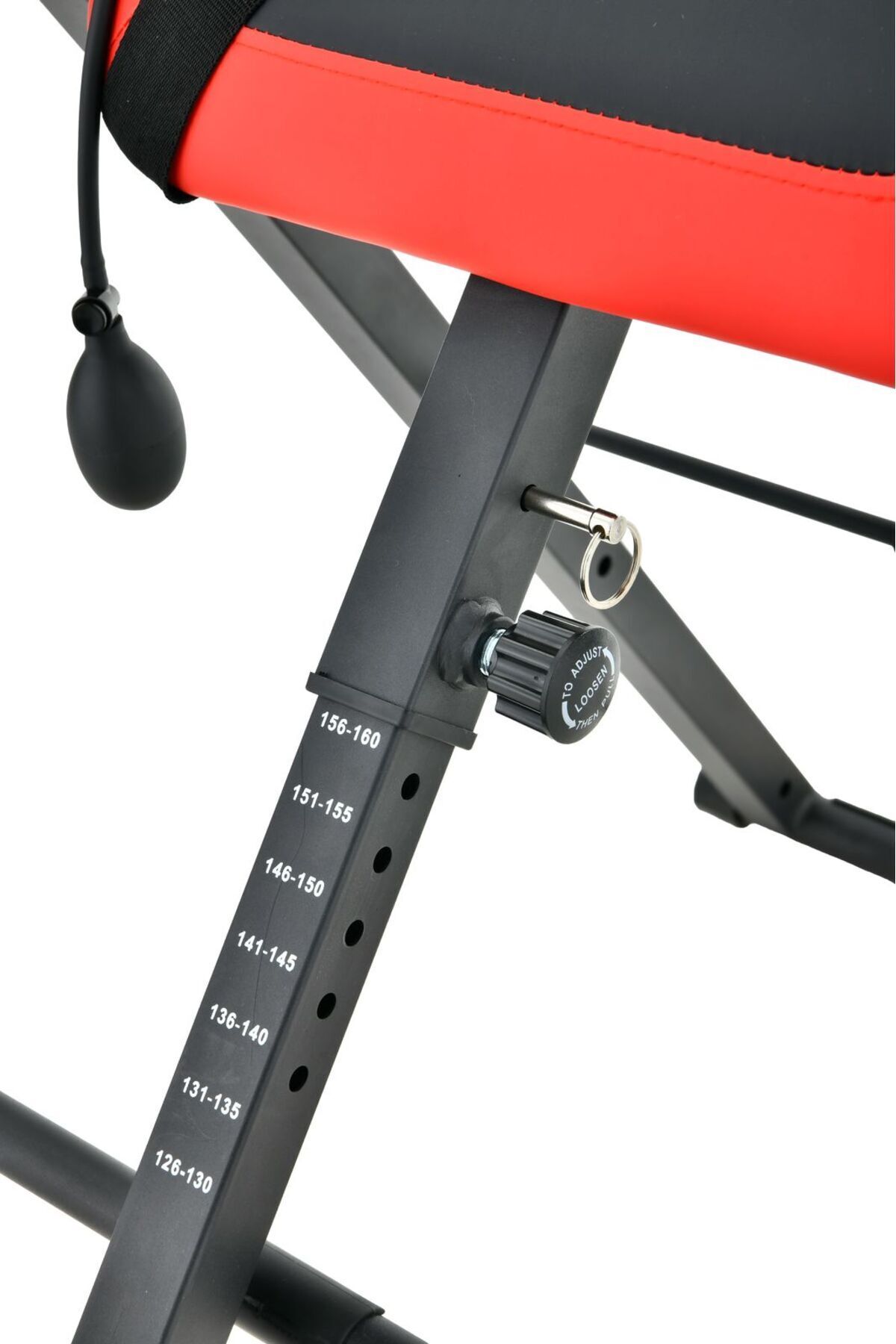 جهاز شد الظهر ذات الطاولة المعكوسة لتخفيف آلام الظهر، قابلة للطي، قدرة يتحمل وزن 130 كغ,موديل 621