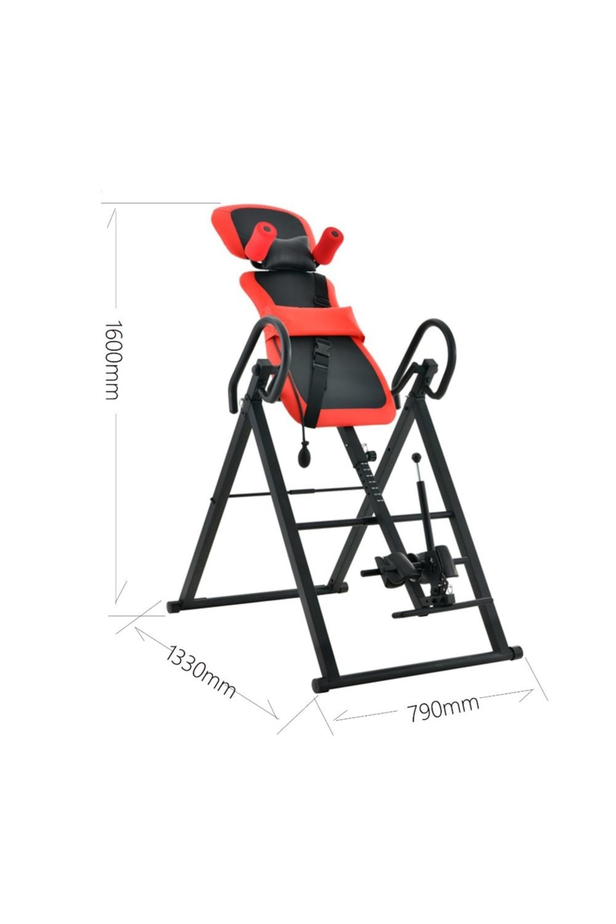 جهاز شد الظهر ذات الطاولة المعكوسة لتخفيف آلام الظهر، قابلة للطي، قدرة يتحمل وزن 130 كغ,موديل 621