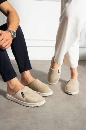 BYRAMSE Unisex Önü Kapalı Terlik Yumuşak Hafif Taban Kışlık Ev Terliği (DAR K...