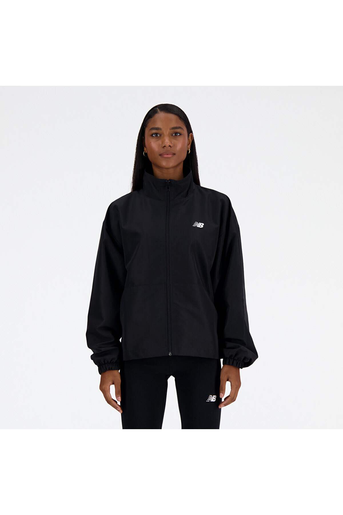 New Balance WJ41500 Siyah Kadın Mont & Yelek