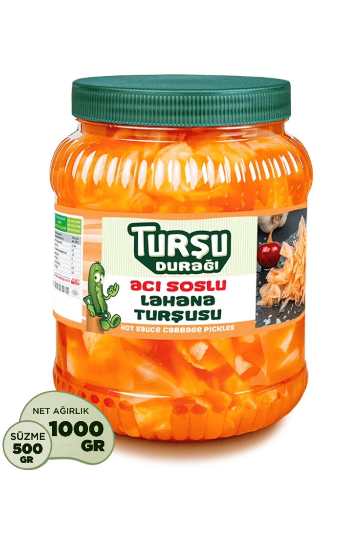 TURŞU DURAĞI Acılı Lahana Turşusu 1 Kg