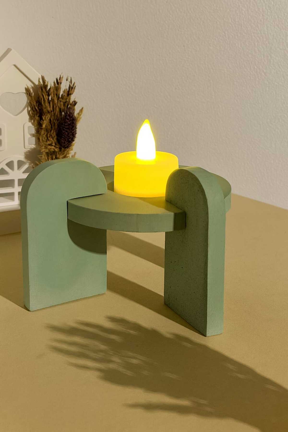 Concrete Tealight Candle Stand