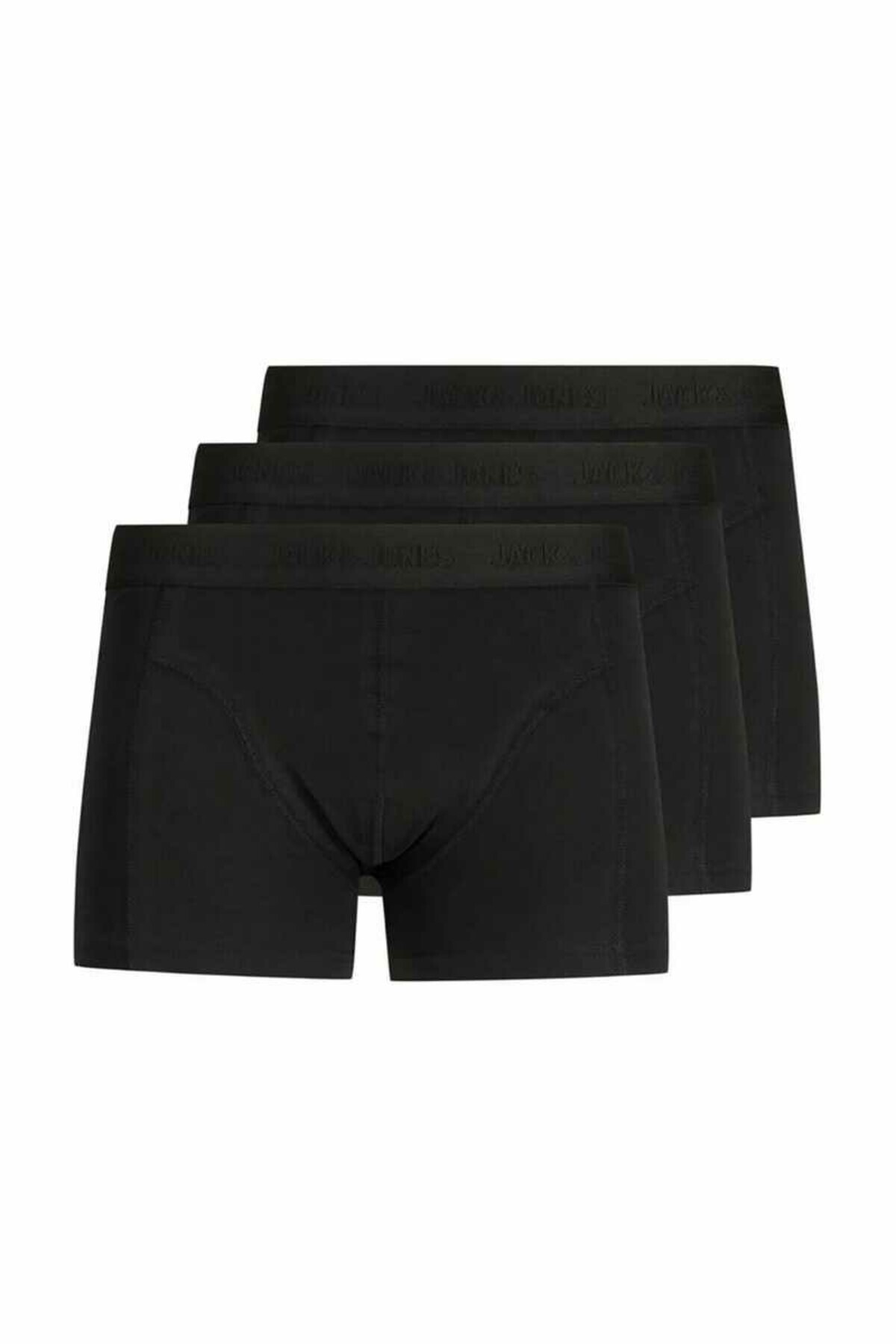 جک اند جونز تنه مردانه مشکی بند 3 بسته Noos Boxer 12127816-مشکی