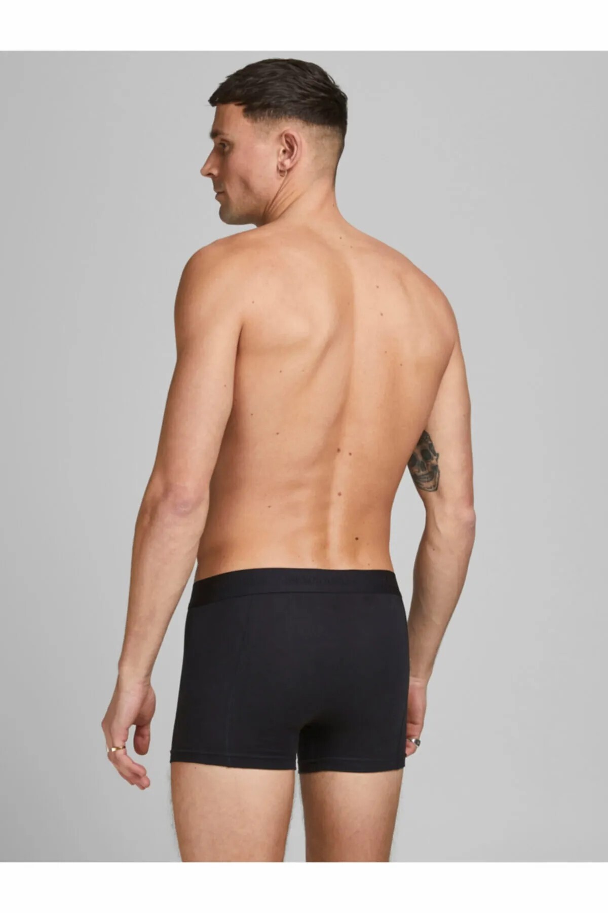 باکسر مردانه راسته فاق نرمال | جک اند جونز Jack & Jones 12025953black - تصویر 2